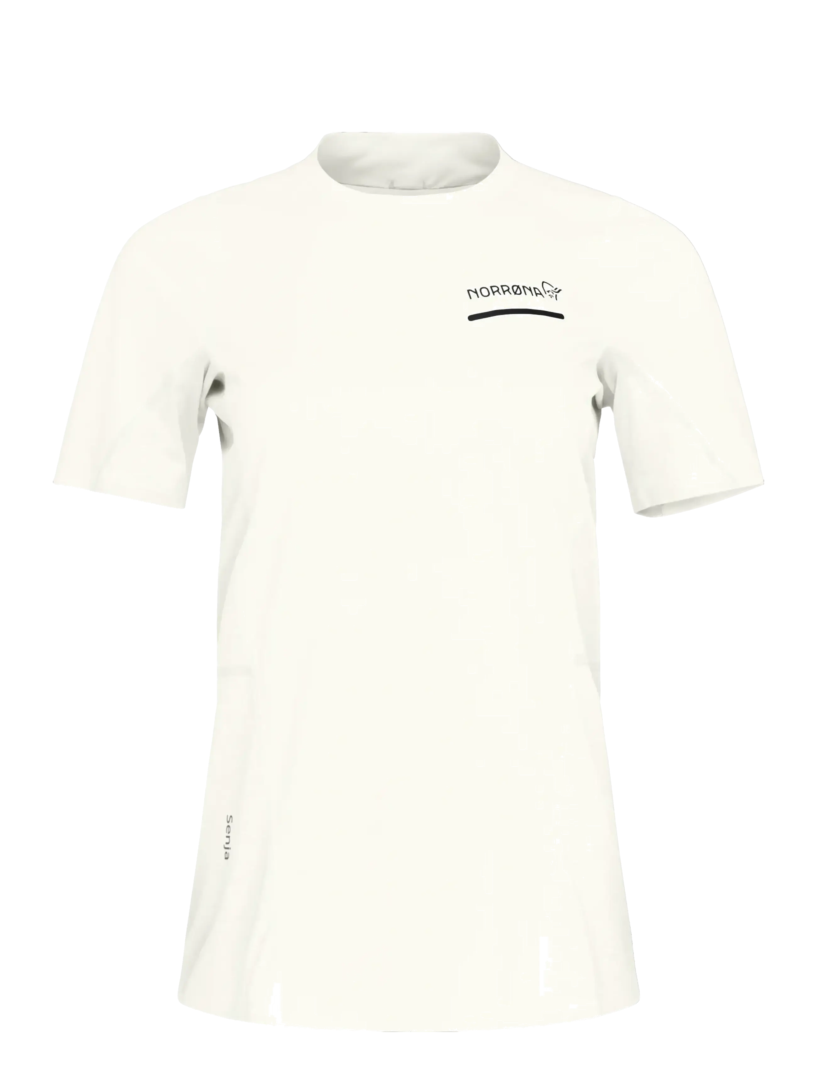 Norrøna senja equaliser lightweight T-shirt W's - Löpning - SNOW WHITE / cream