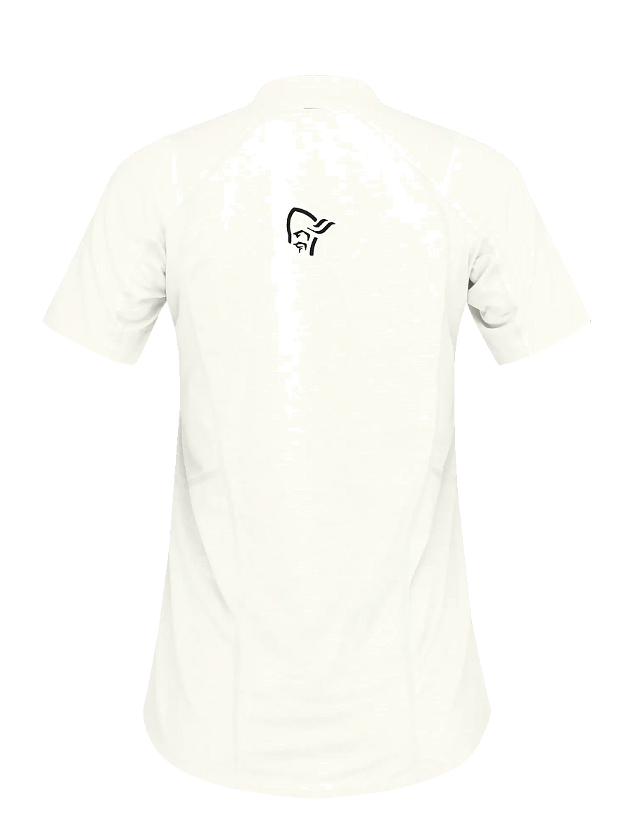 Norrøna - senja equaliser lightweight T-shirt W's - marškinėliai - snow white - 2