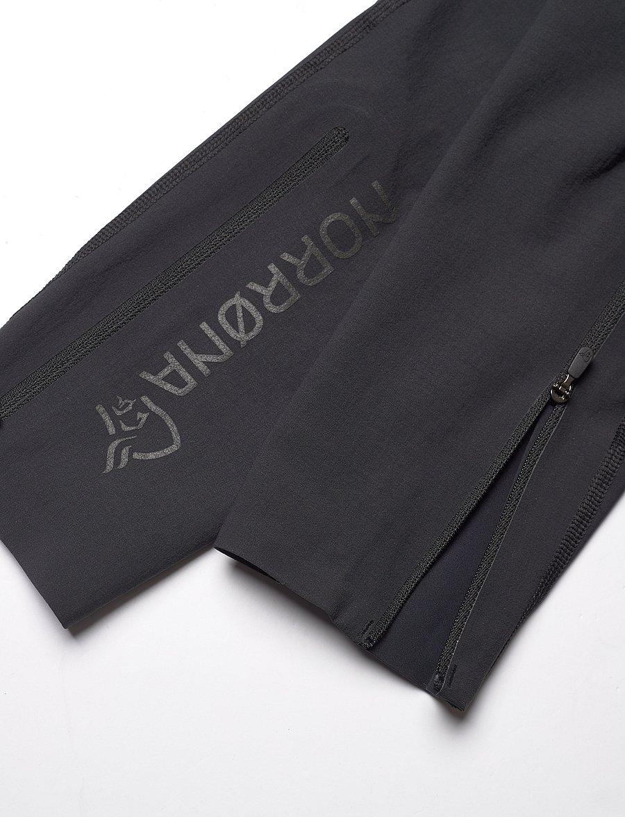Norrøna - senja equaliser stretch Tights W's - 7/8 längd - caviar black - 2