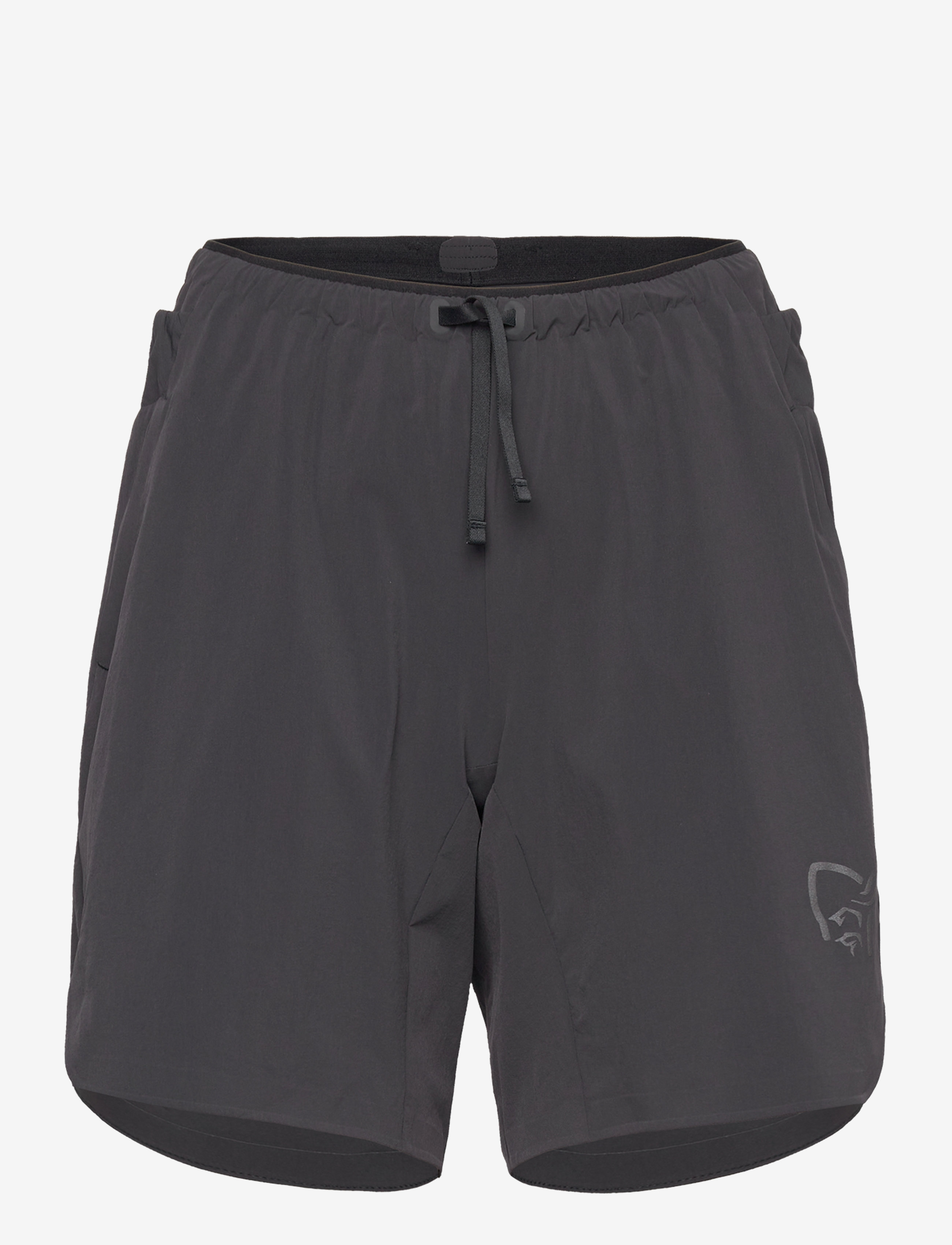 Norrøna senja flex1 8" Shorts W's - Löpning - CAVIAR BLACK / black