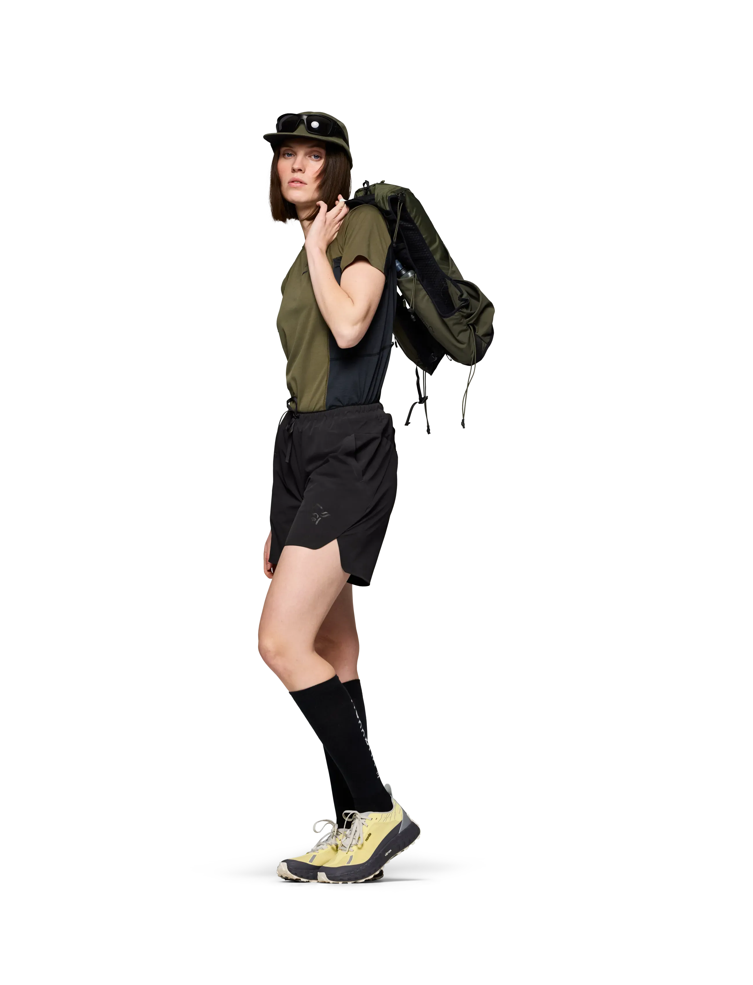 Norrøna Senja Flex1 8" Shorts W's, S, Black, Shorts > Sportsshorts, Dame