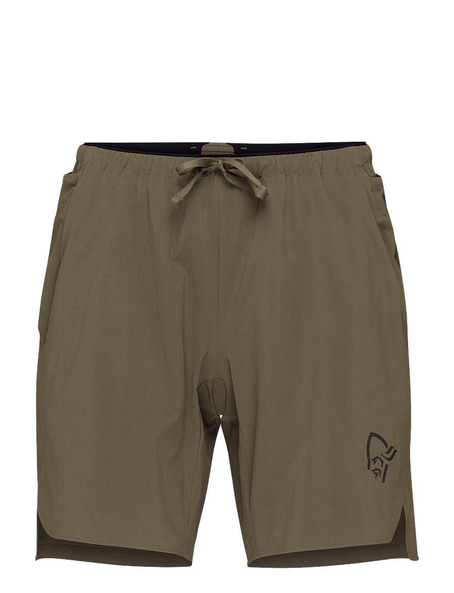 Norrøna - senja flex1 8" Shorts W's - lauko šortai - olive night - 1