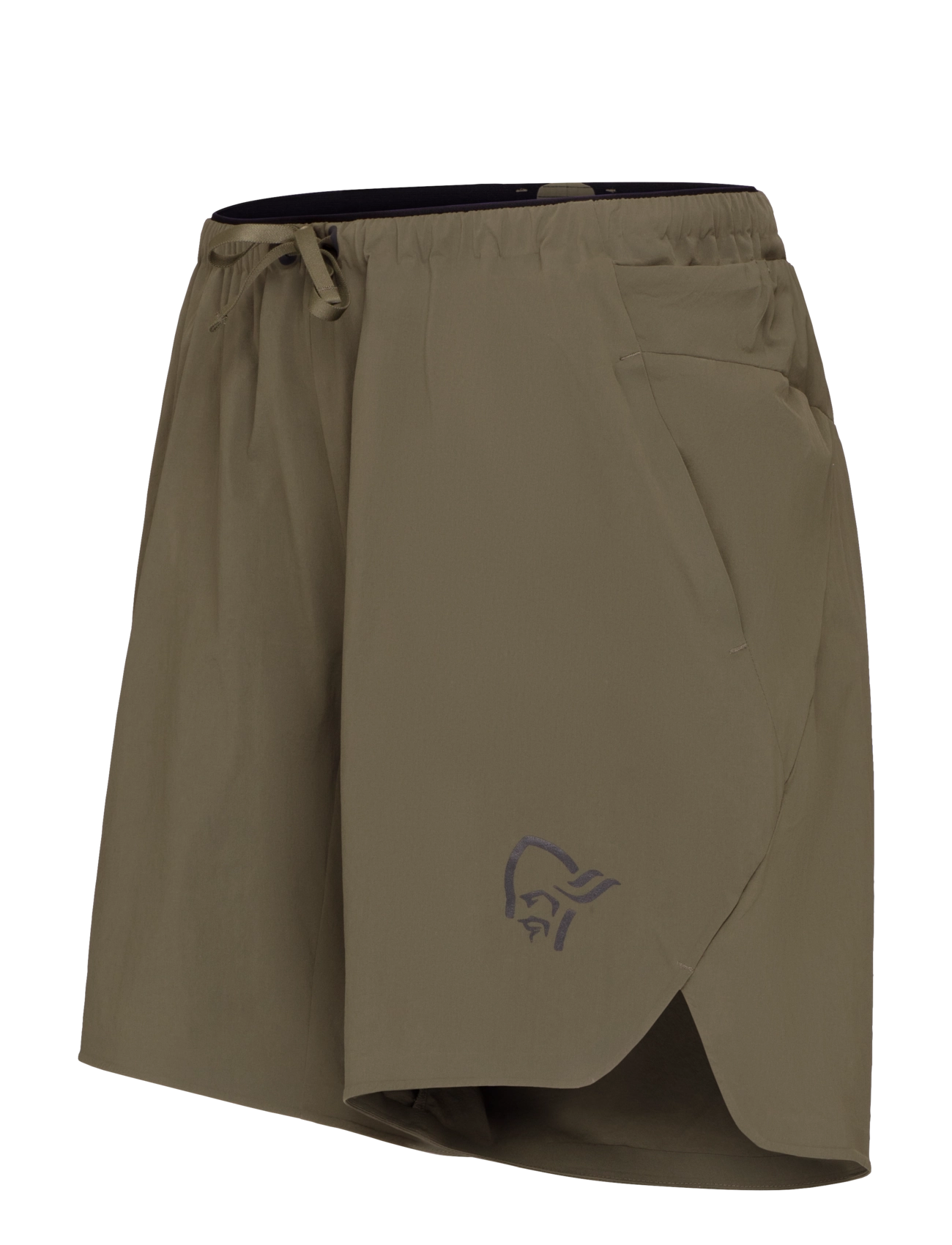 Norrøna - senja flex1 8" Shorts W's - lauko šortai - olive night - 2