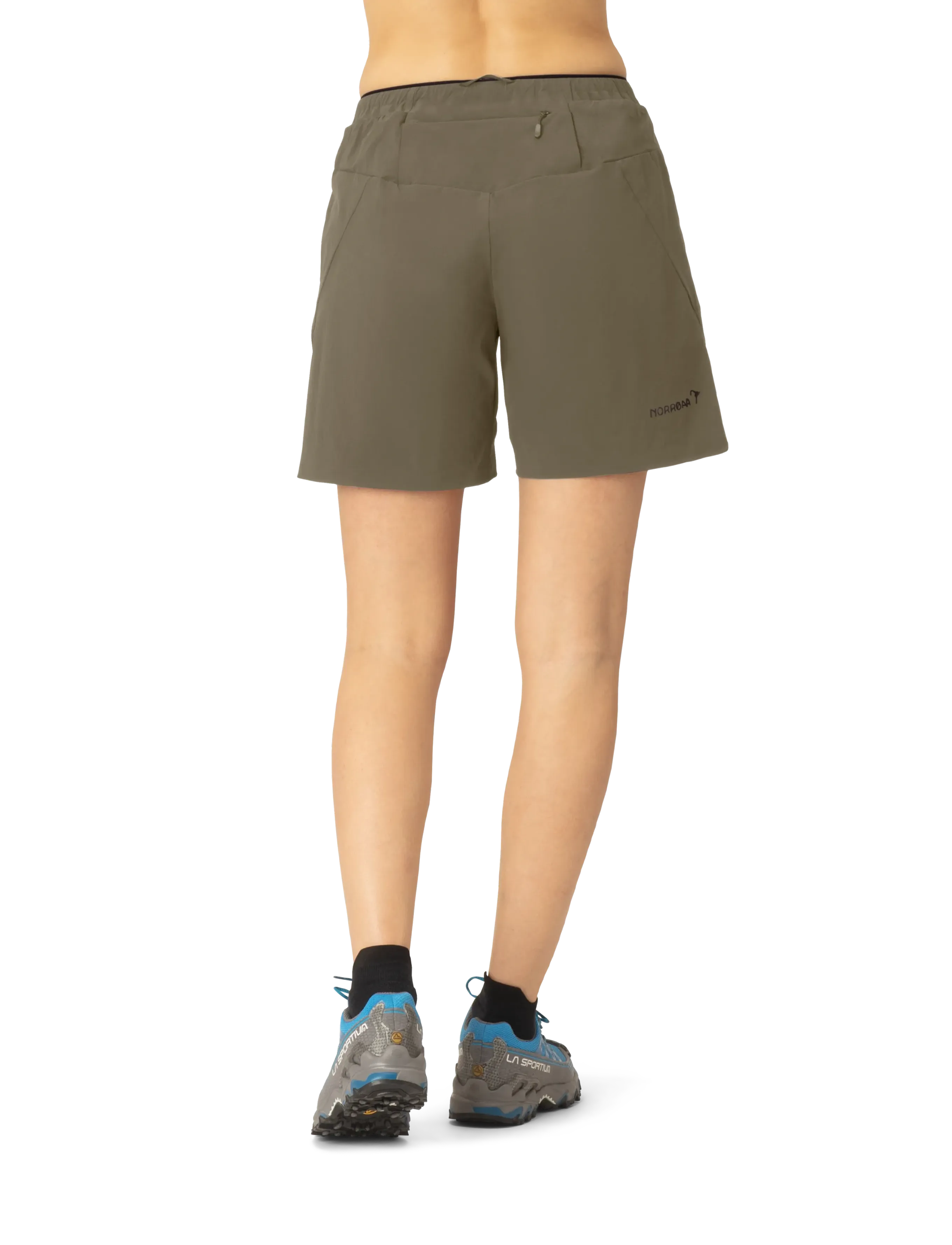 Norrøna - senja flex1 8" Shorts W's - lauko šortai - olive night - 4