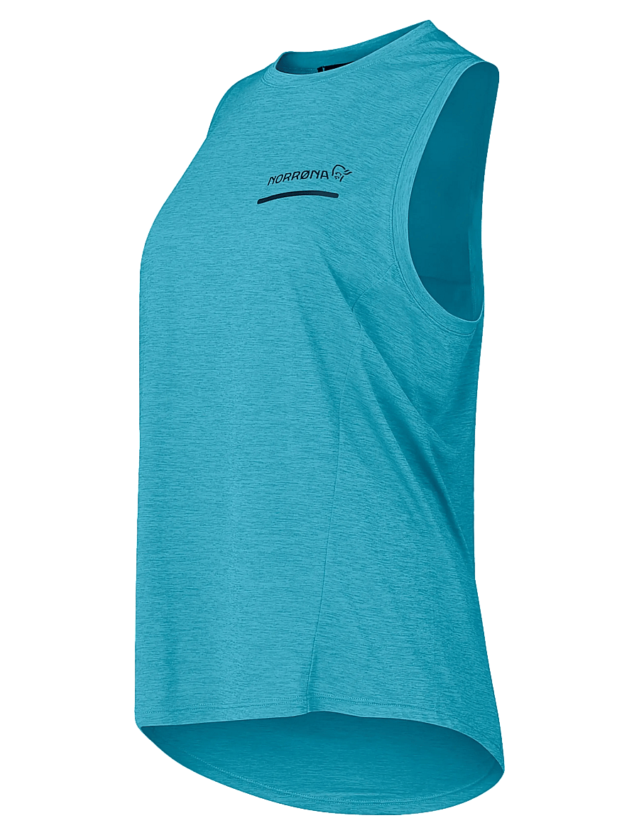 Norrøna - senja equaliser Tank Top W's - linnen - brittany blue - 3