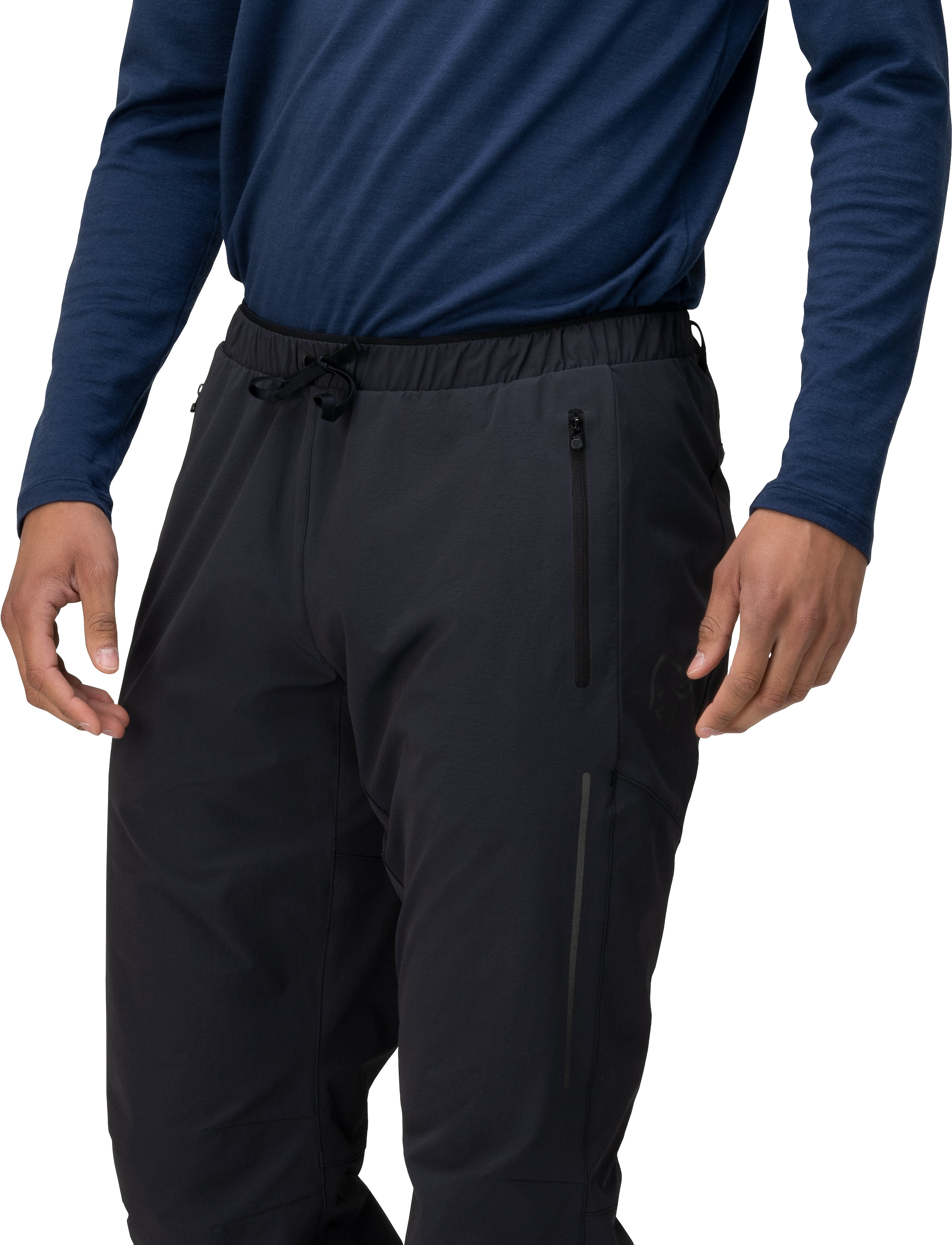 Norrøna - senja flex1 trackster Pant M's - pants - caviar black - 4