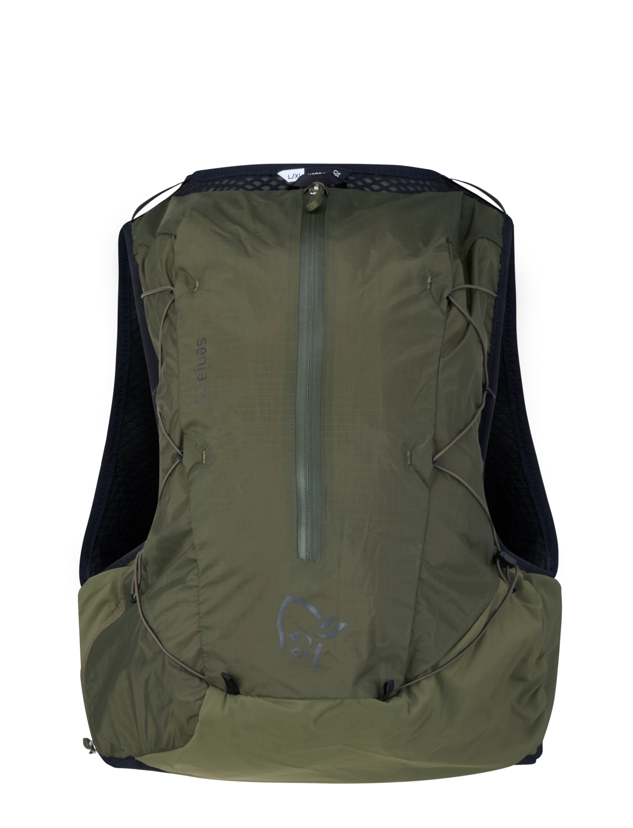 Norrøna Senja Econyl70 15L Pack, S/M, Sport Equipment, Khakigrün - Hiking Frauen