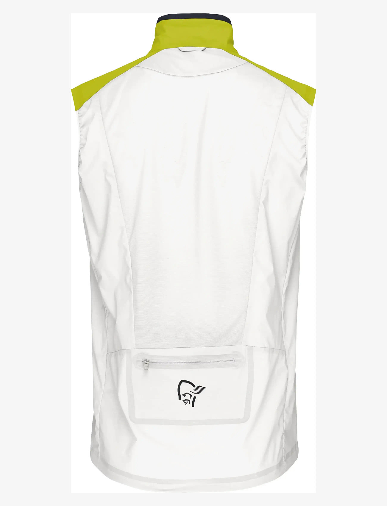 Norrøna - senja aero90 Vest M's - vests - golden lime/snow white - 3