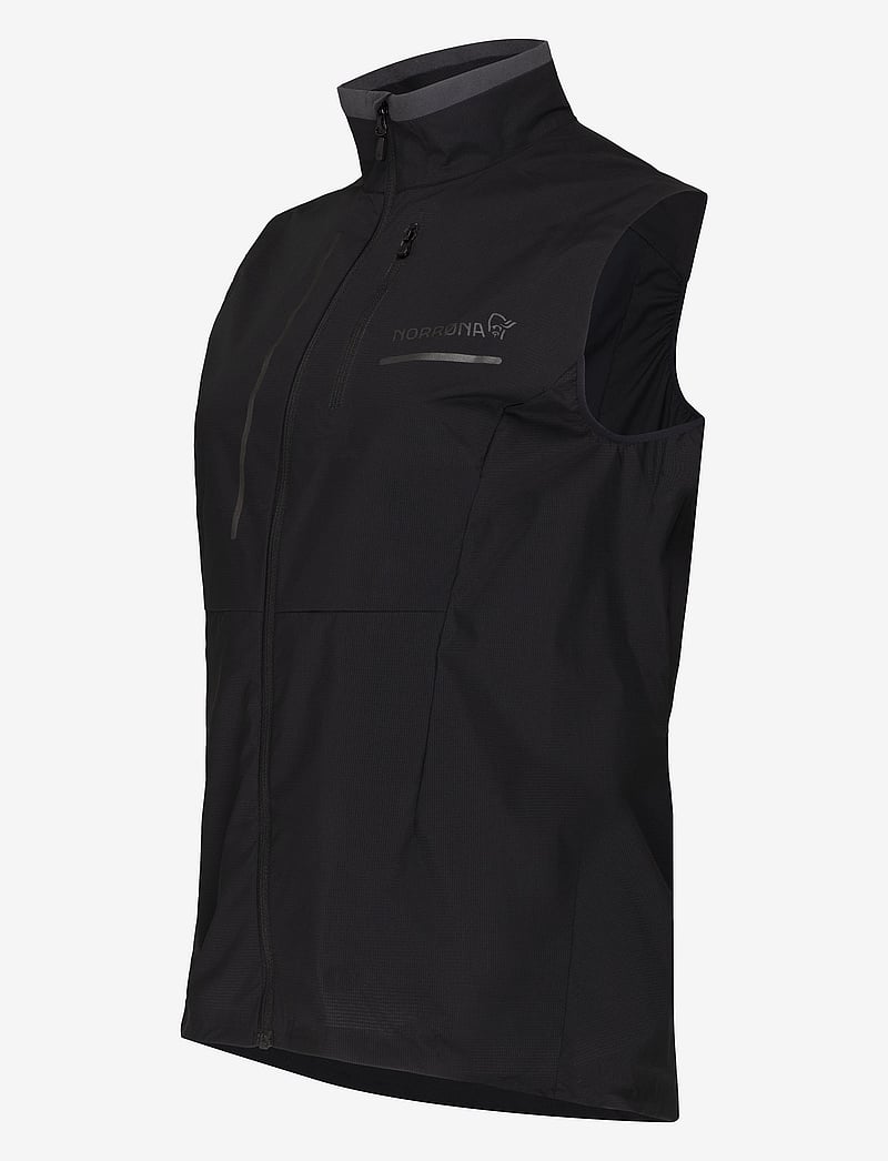 Norrøna - senja aero90 Vest W's - ytterkläder - caviar black - 2
