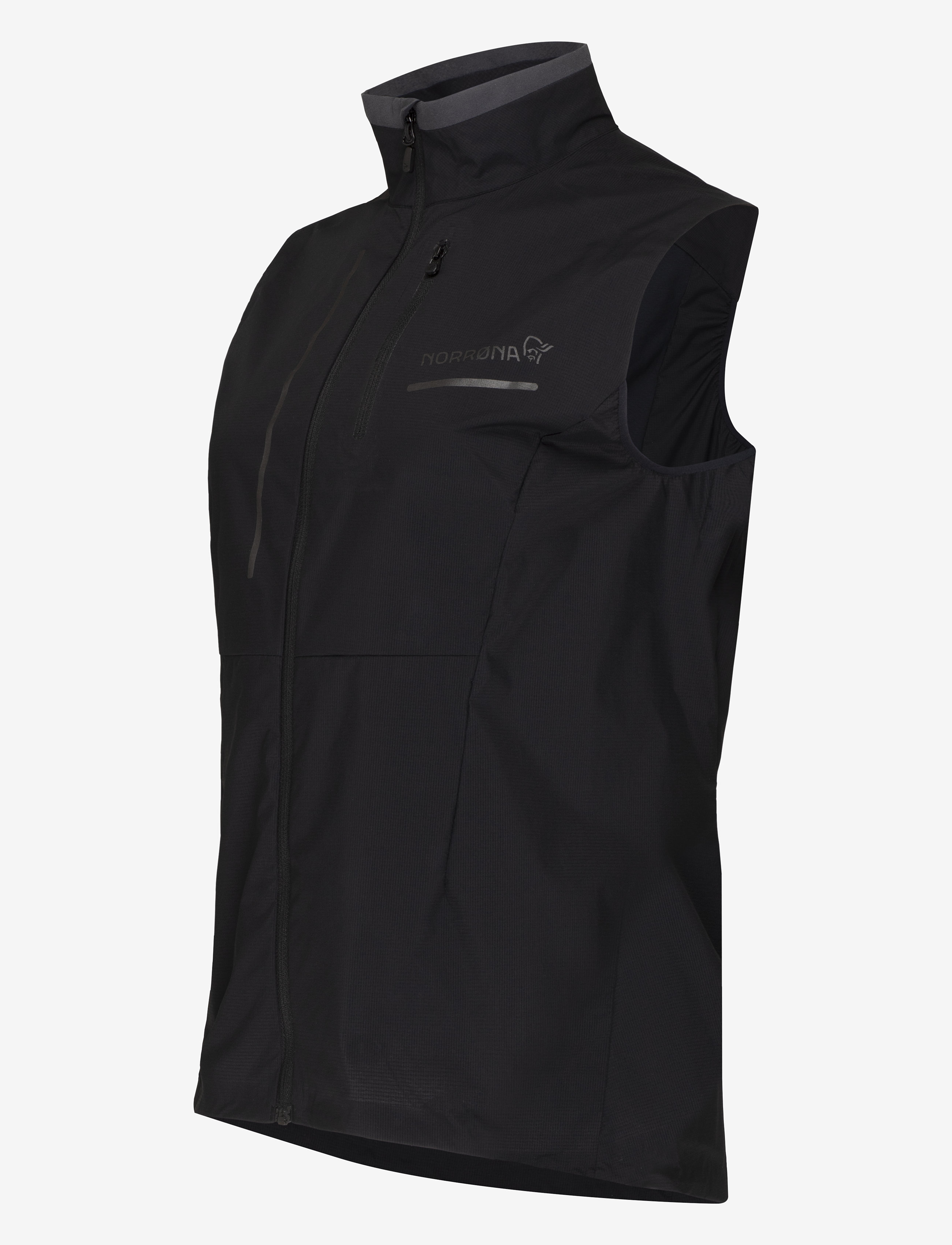 Norrøna - senja aero90 Vest W's - outerwear - caviar black - 2