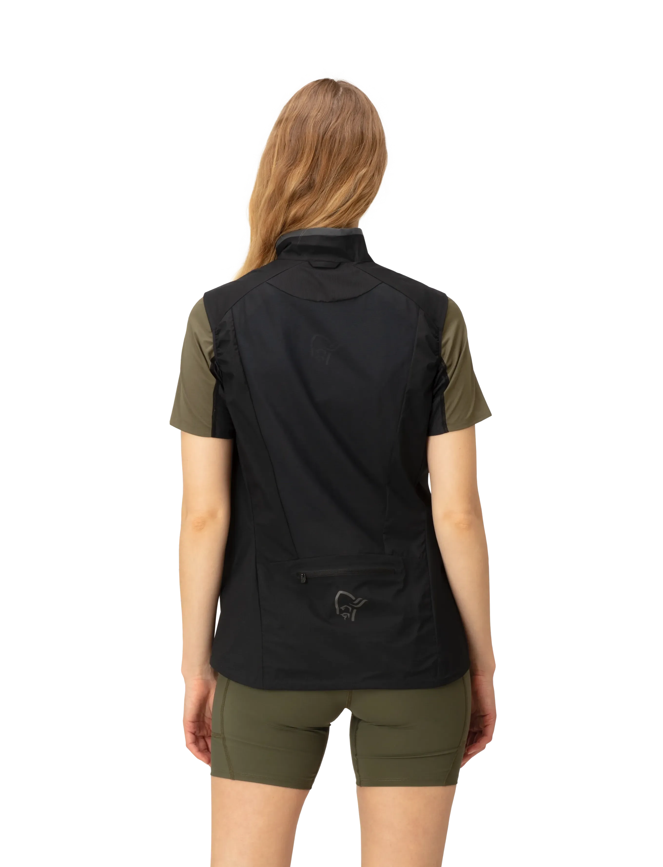 Norrøna - senja aero90 Vest W's - outerwear - caviar black - 4