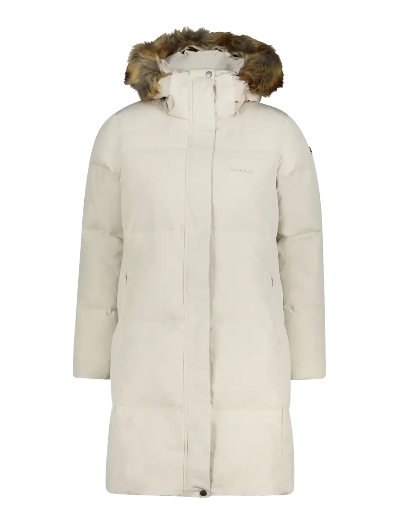 Norrsken MORA JKT W - Daunenmäntel - OYSTER / cream