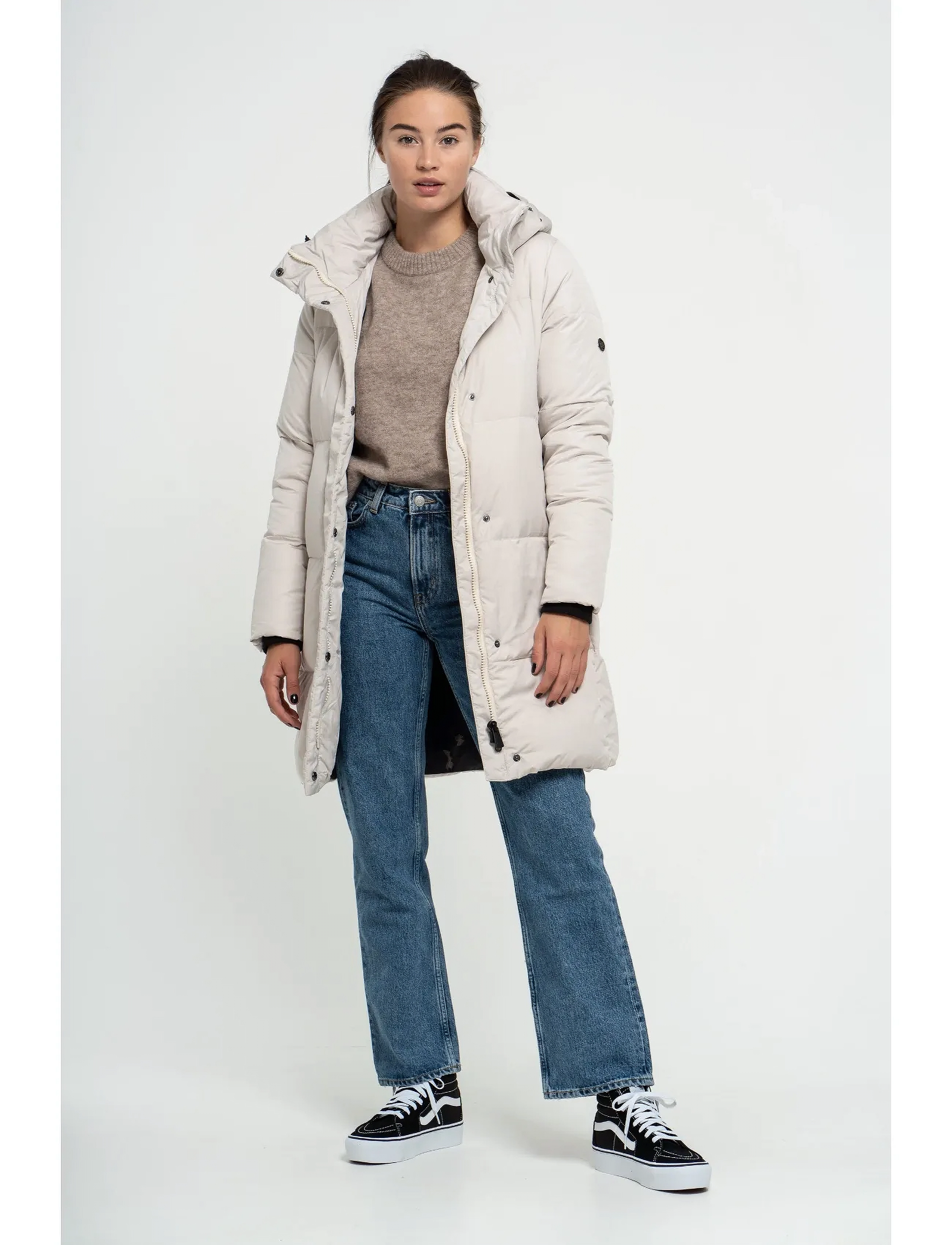 Norrsken Mora Jkt W, 42, Coats, Creme - Winter Frauen