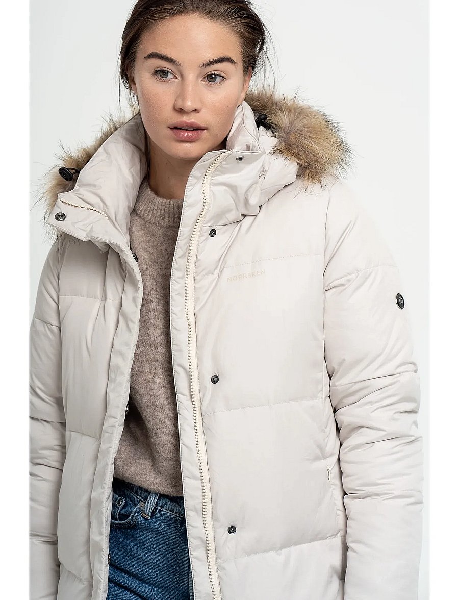 Norrsken - MORA JKT W - vestes d'hiver - oyster - 3