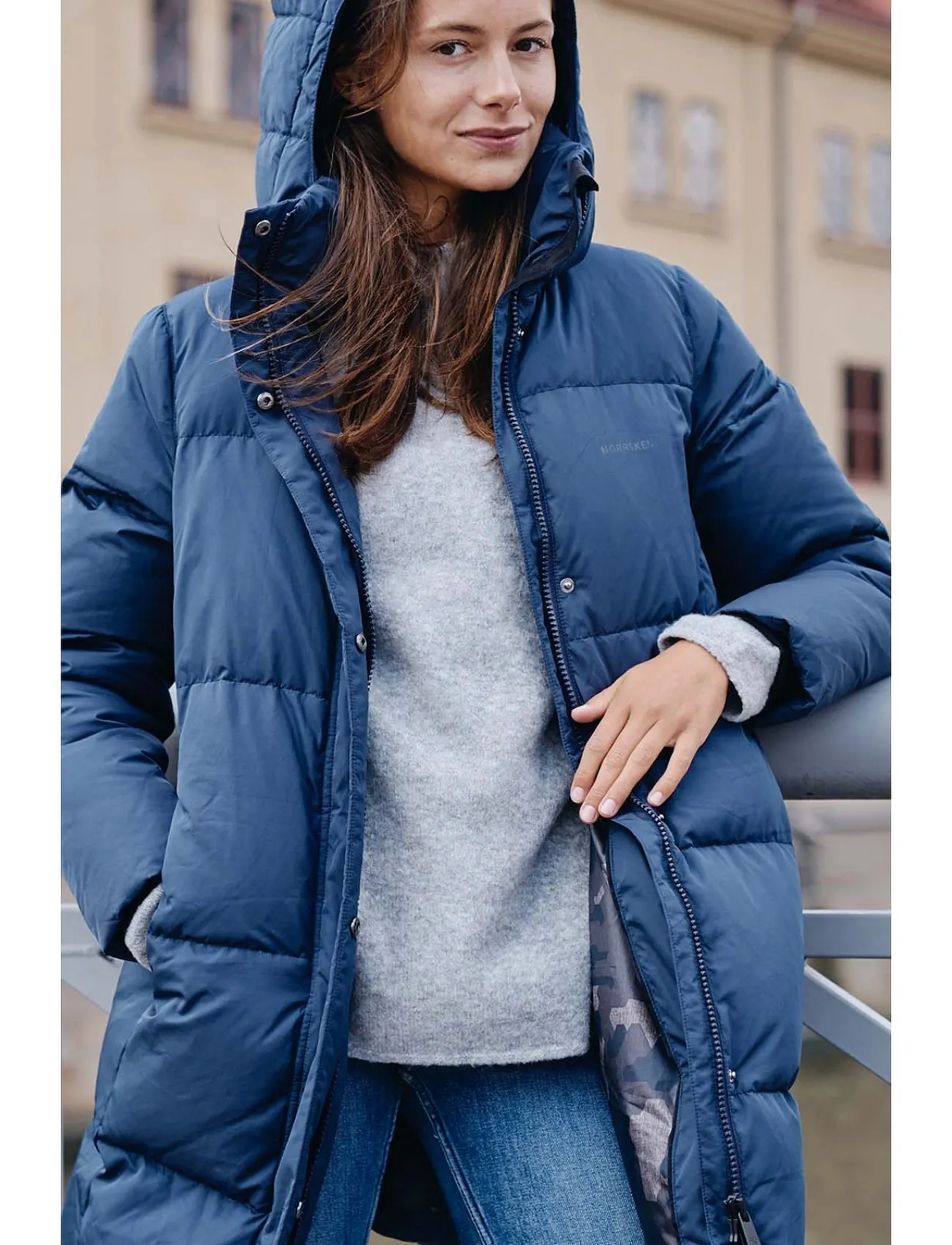 Norrsken Sälen Jkt W, 36, Coats, Marineblau - Winter Frauen
