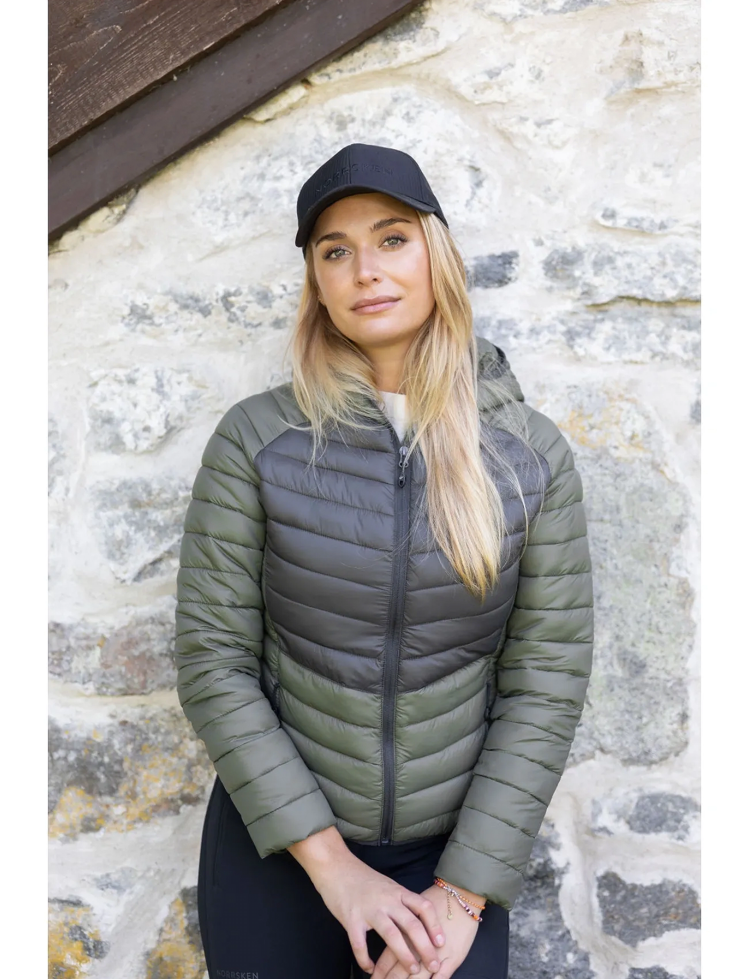 Norrsken Grindal Jkt W, 40, Jackets, Khakigrün - Padded Jacket, Frauen