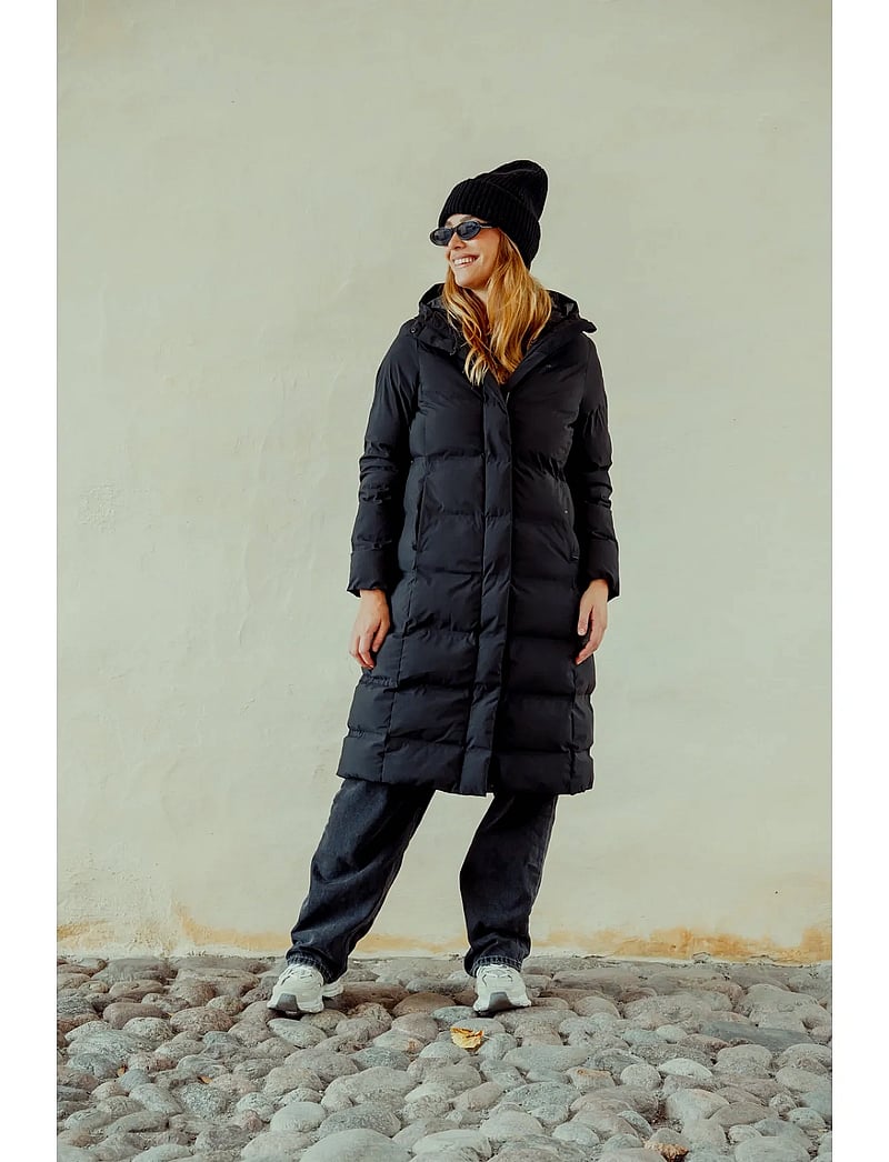 Norrsken - MALMÖ JKT W - dunfrakker - black - 0