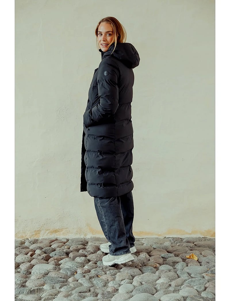 Norrsken - MALMÖ JKT W - dunfrakker - black - 5