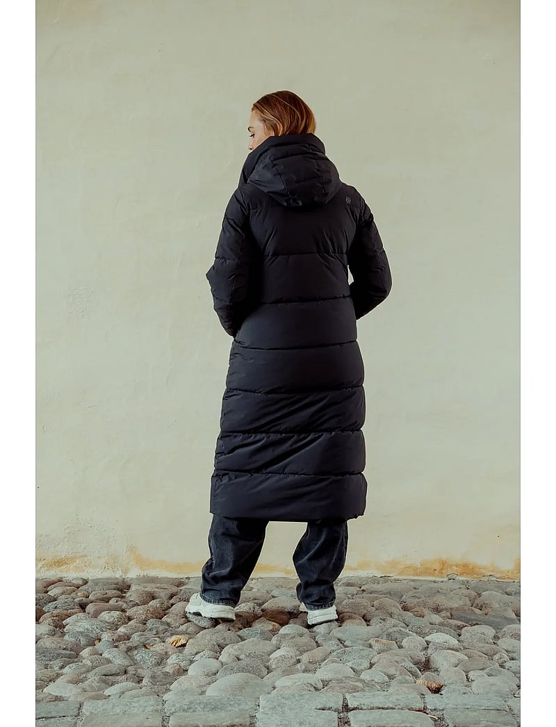 Norrsken - VÄXJÖ JKT W - dunfrakker - black solid - 3