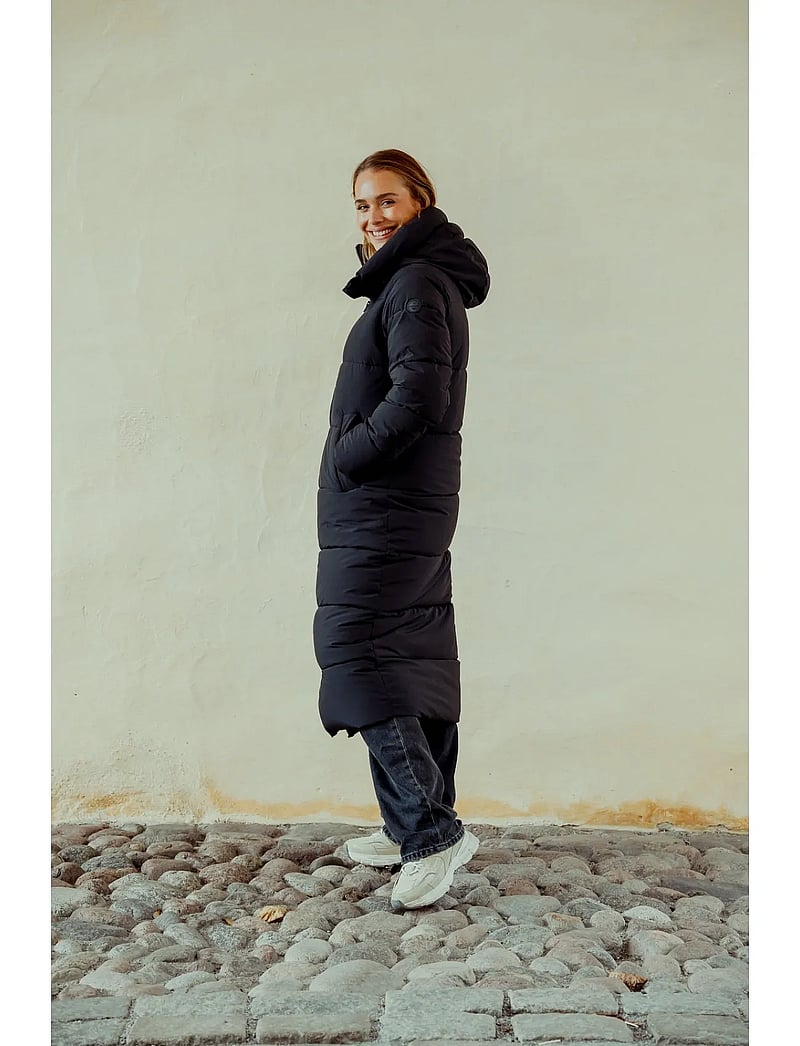 Norrsken - VÄXJÖ JKT W - dunfrakker - black solid - 4