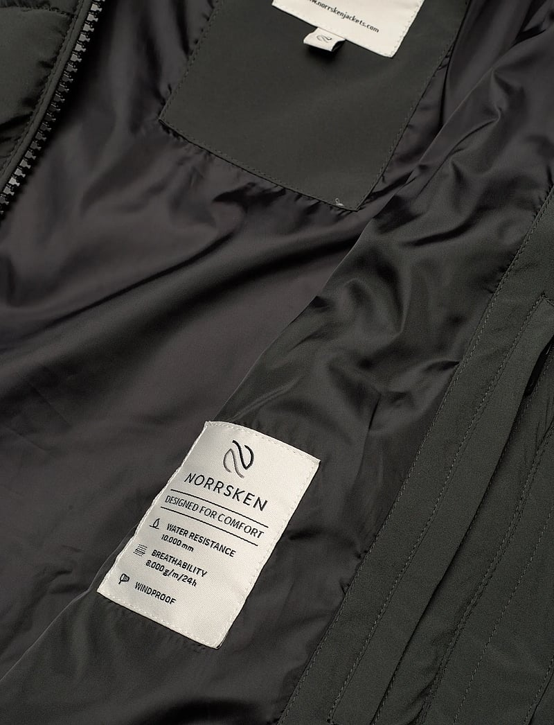 Norrsken - VÄXJÖ JKT W - voodriga mantlid - dark green - 4