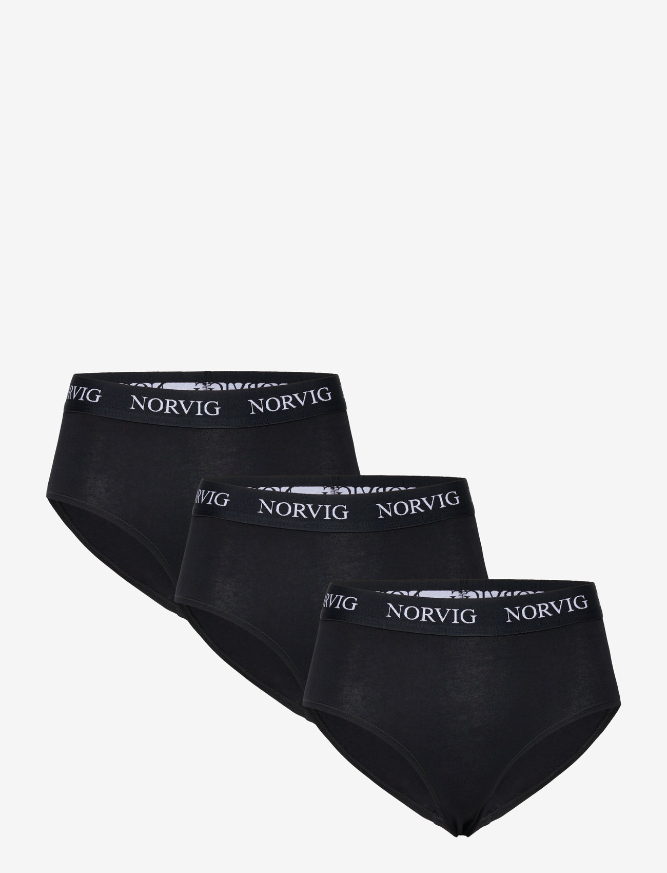 NORVIG - 3-Pack Womens Maxi Brief - black - 0