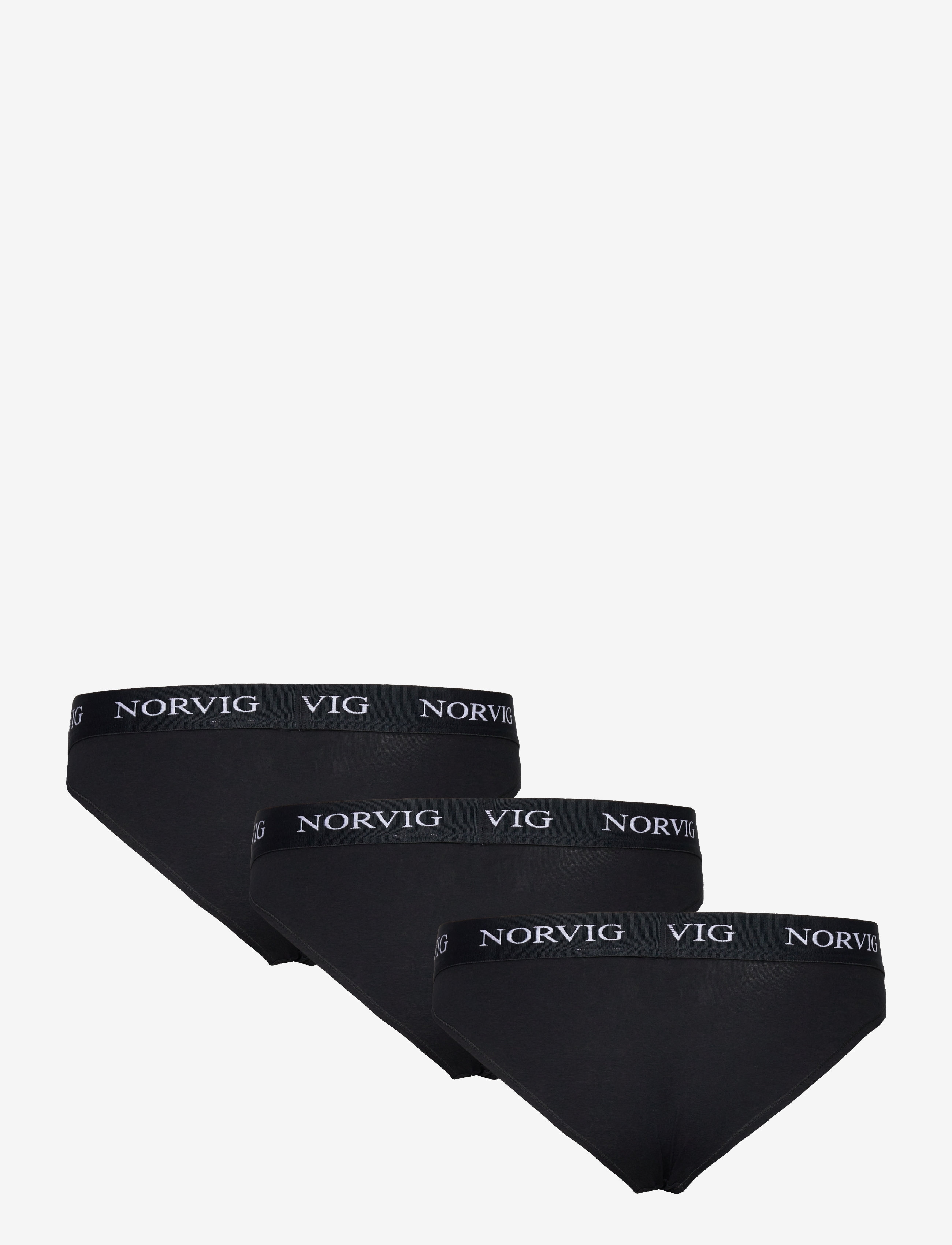 NORVIG - 3-Pack Womens Bikini Brief - black - 1