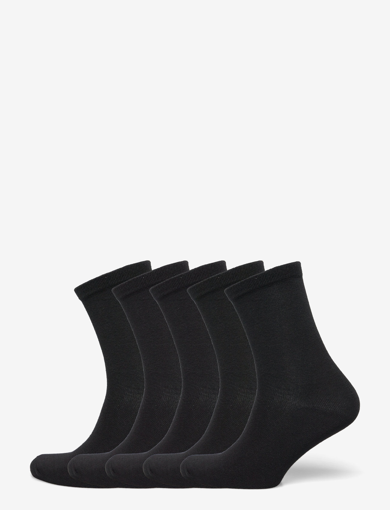 NORVIG - 5-Pack Ladies Basic Socks - black - 0