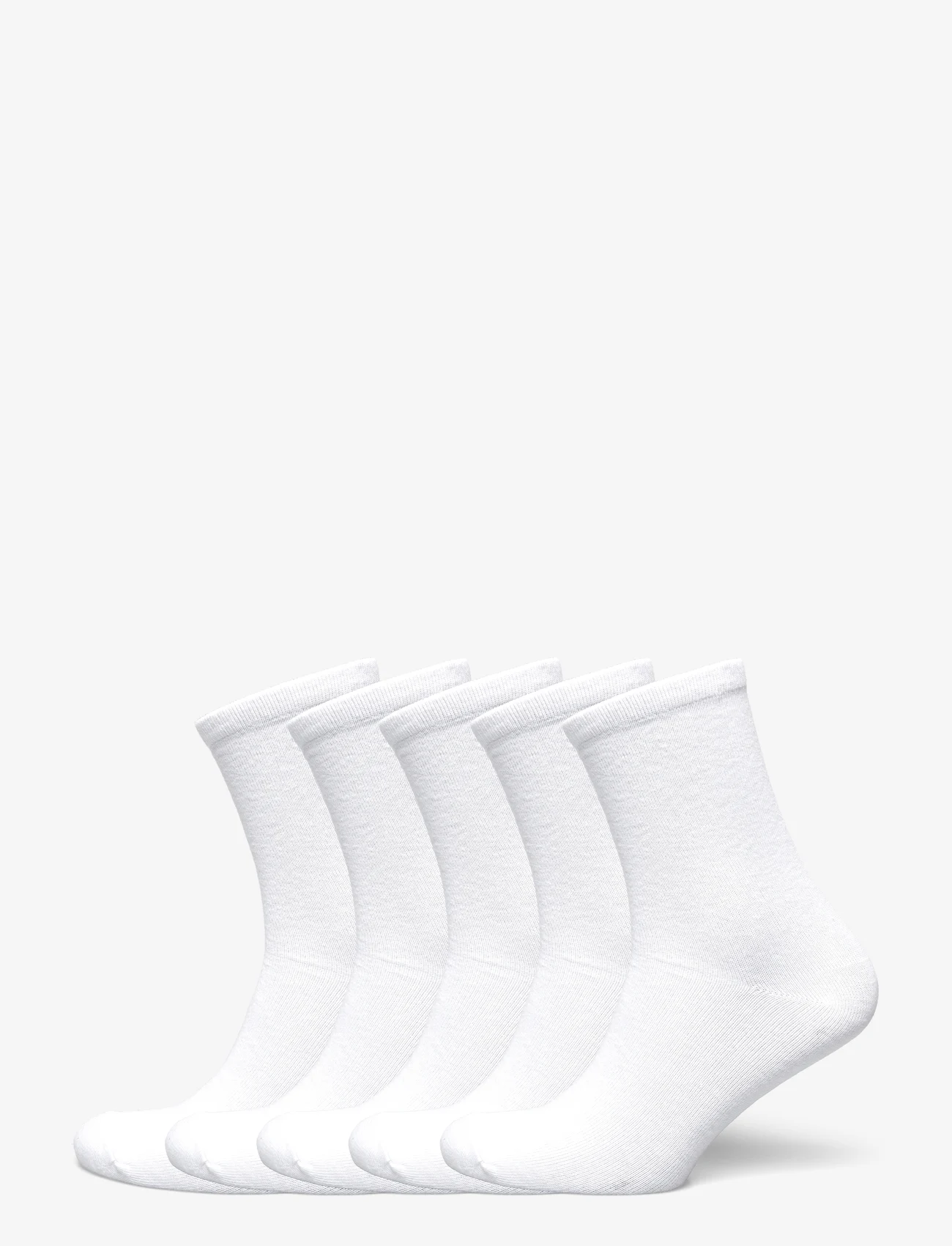 NORVIG - 5-Pack Ladies Basic Socks - laagste prijzen - white - 0