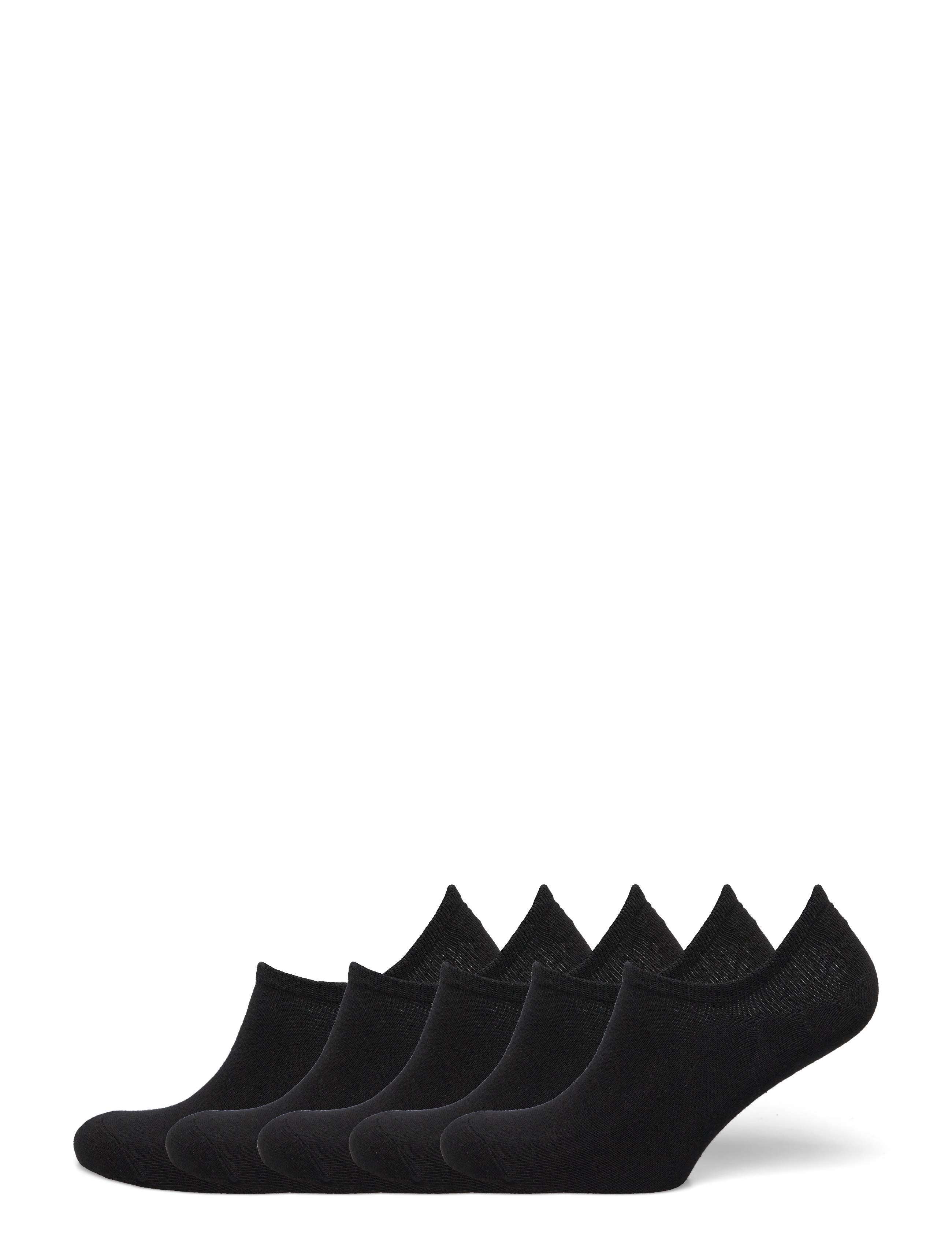 NORVIG 5-Pack Ladies No Show Schwarz - 36/40 - Damen