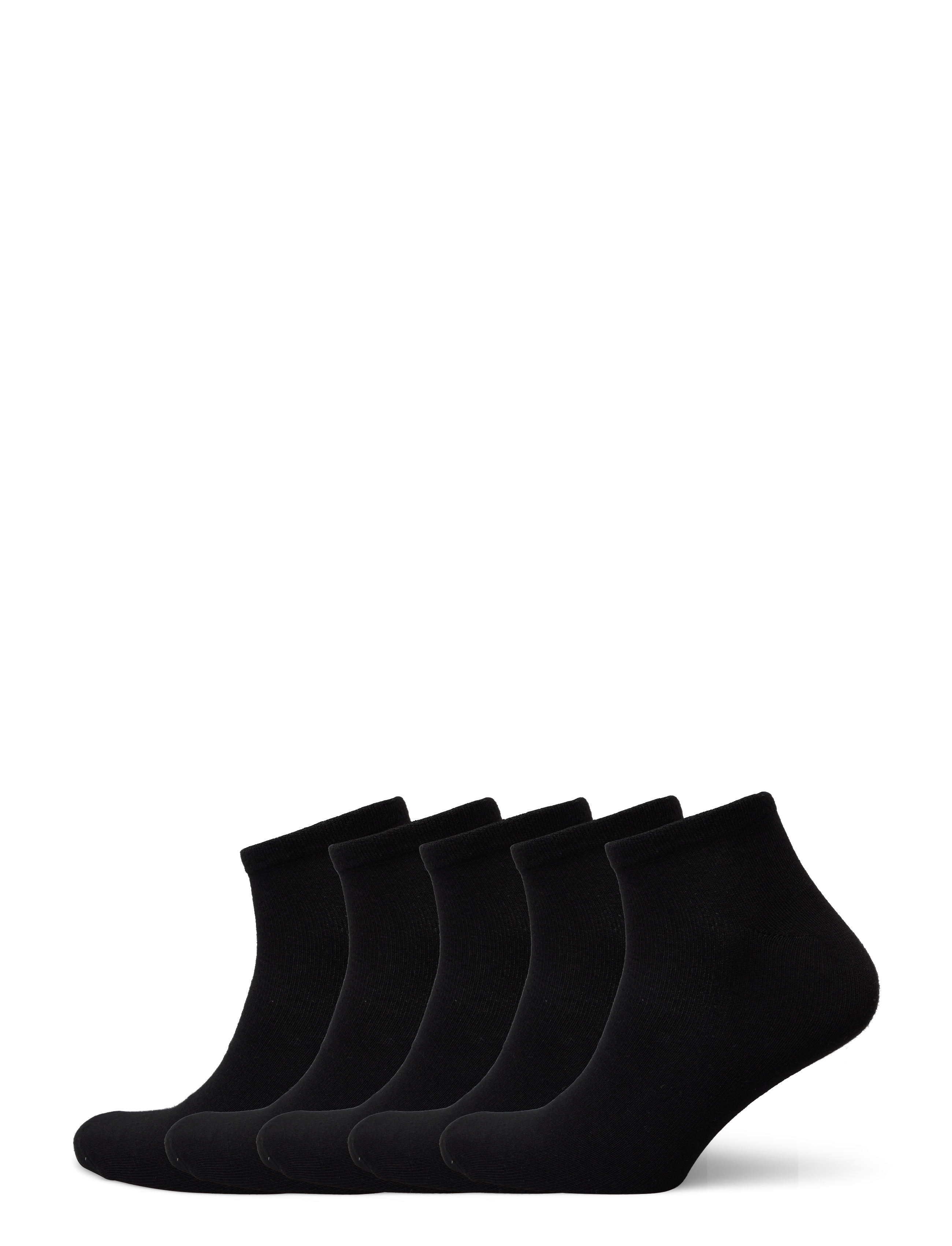 NORVIG 5-Pack Mens Footie - Undertøj - BLACK / black