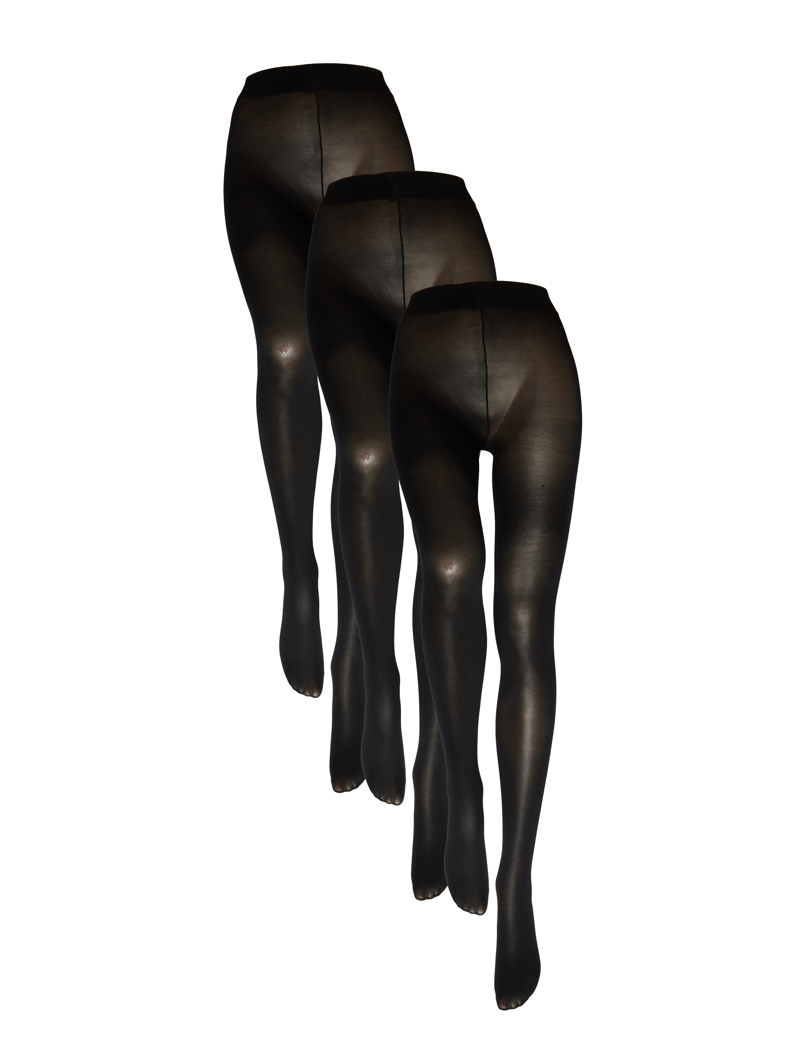 NORVIG - 3-Pack Ladies Microfiber Tights 40 Den. - black - 1