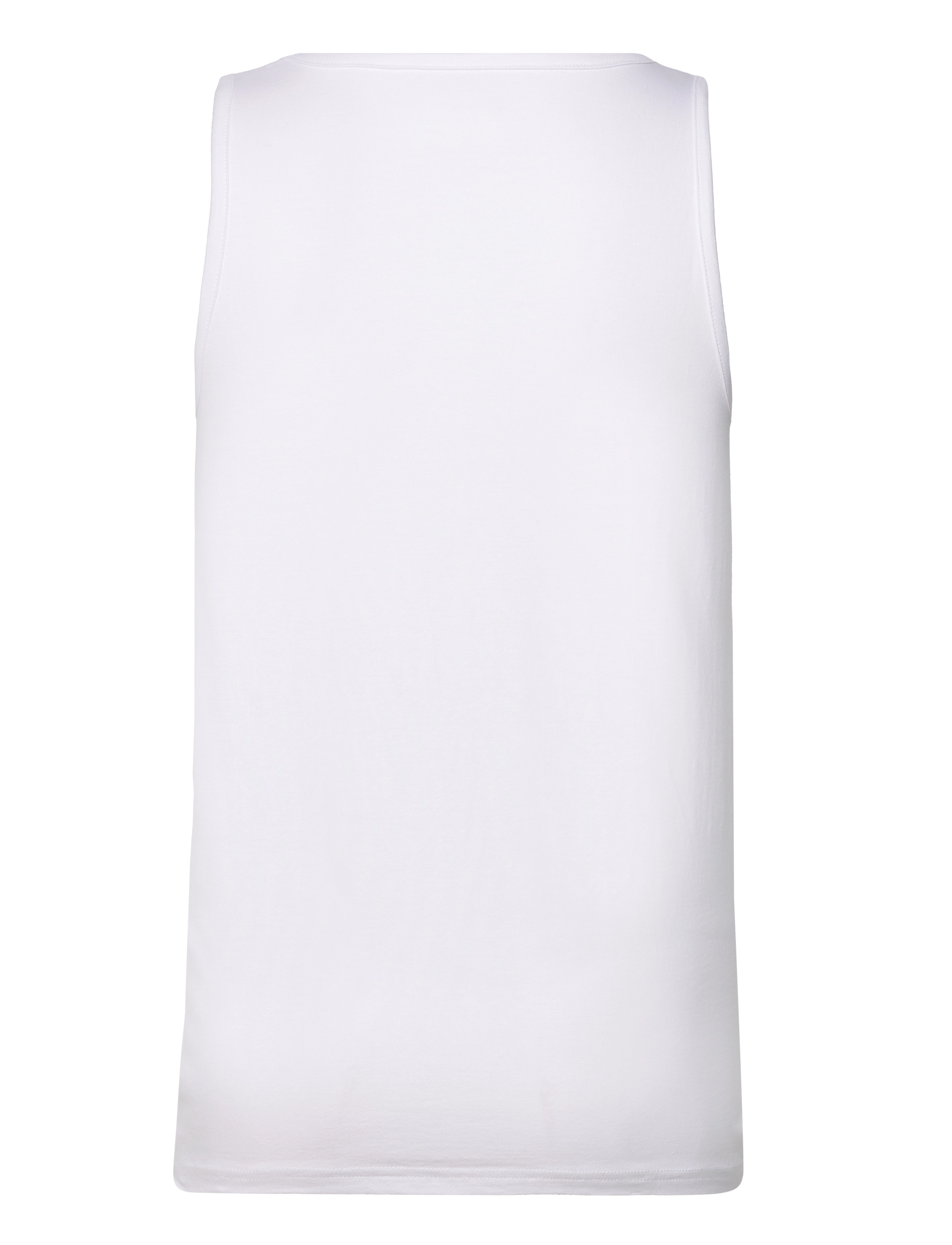 NORVIG - Men's Tank Top, Cotton/Stretch - white - 1