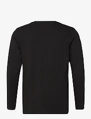 NORVIG - Men's O-neck L/S T-shirt, Cotton/Stretch - lowest prices - black - 1