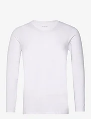 NORVIG - Men's O-neck L/S T-shirt, Cotton/Stretch - lägsta priserna - white - 0