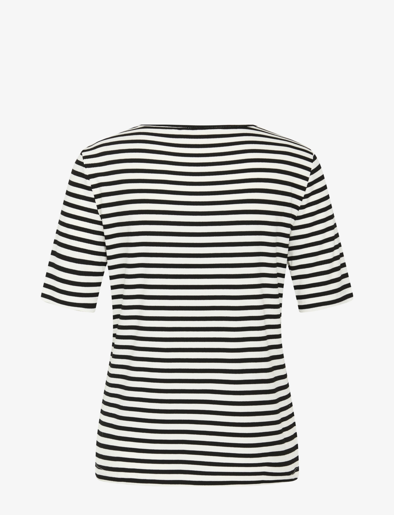 NORVIG - Nadia shortsleeved T-shirt - t-shirts - black stripe - 1