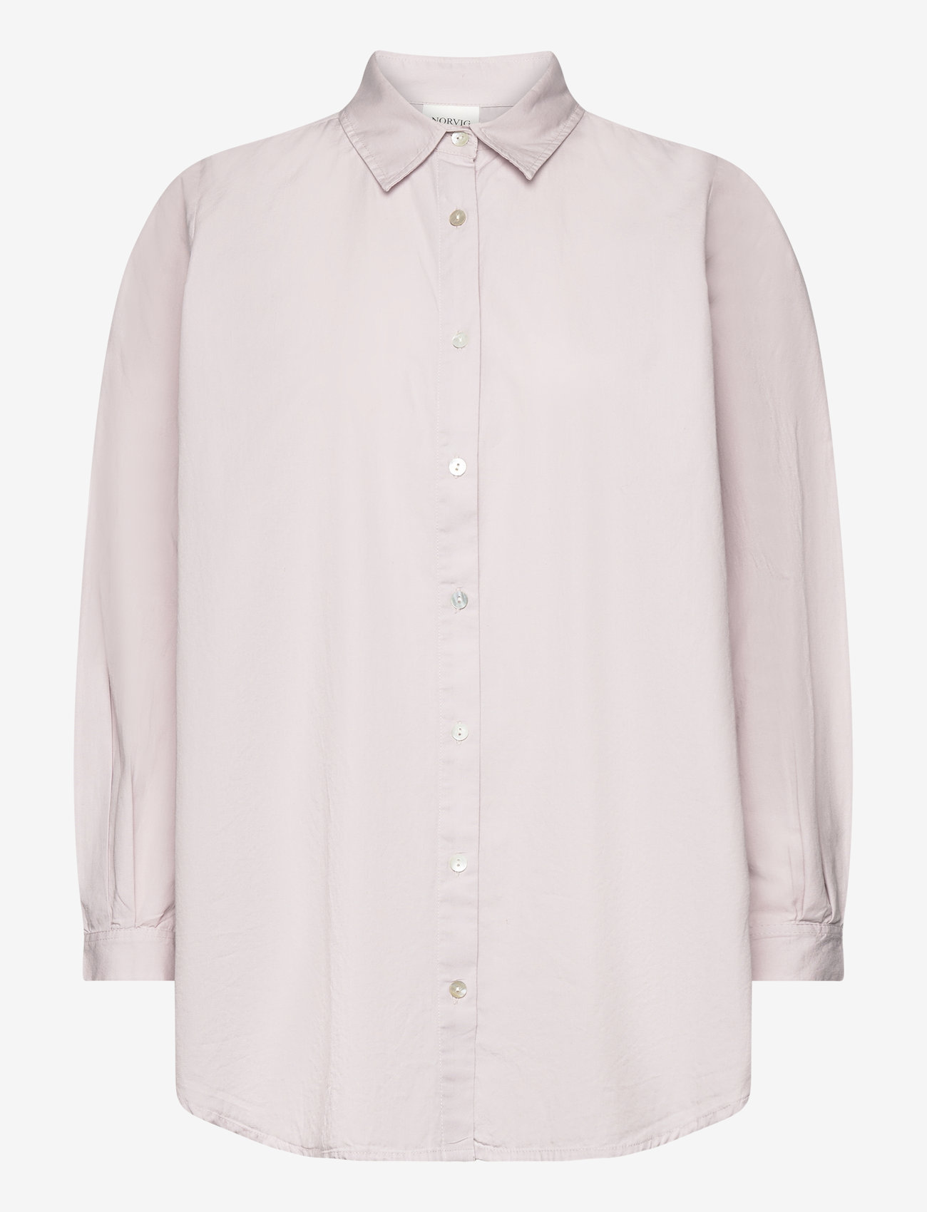 NORVIG - Noor Boyfriend Shirt - langærmede skjorter - lilac marble - 0