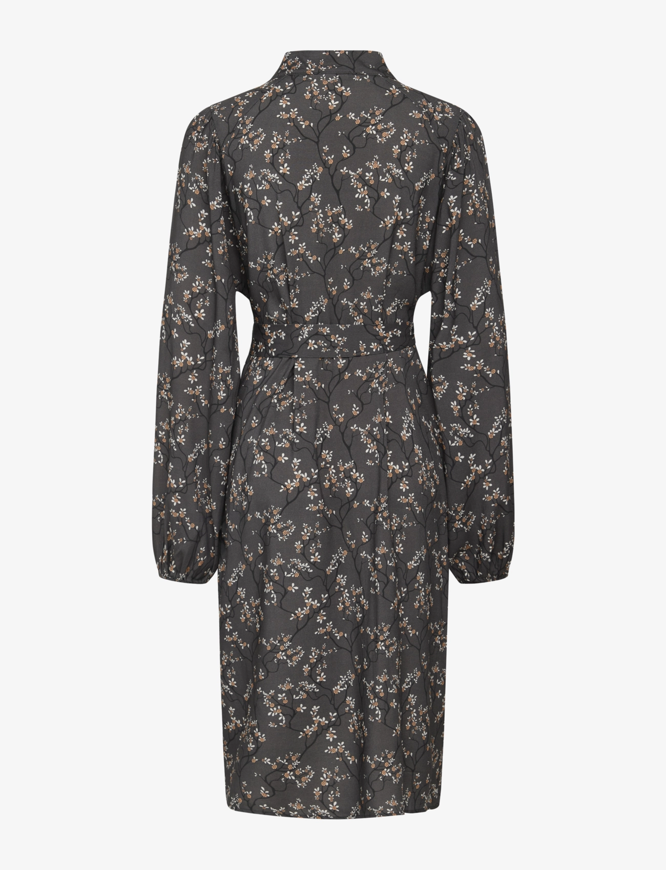 NORVIG - Freja Shirt Dress - asphalt aop - 1