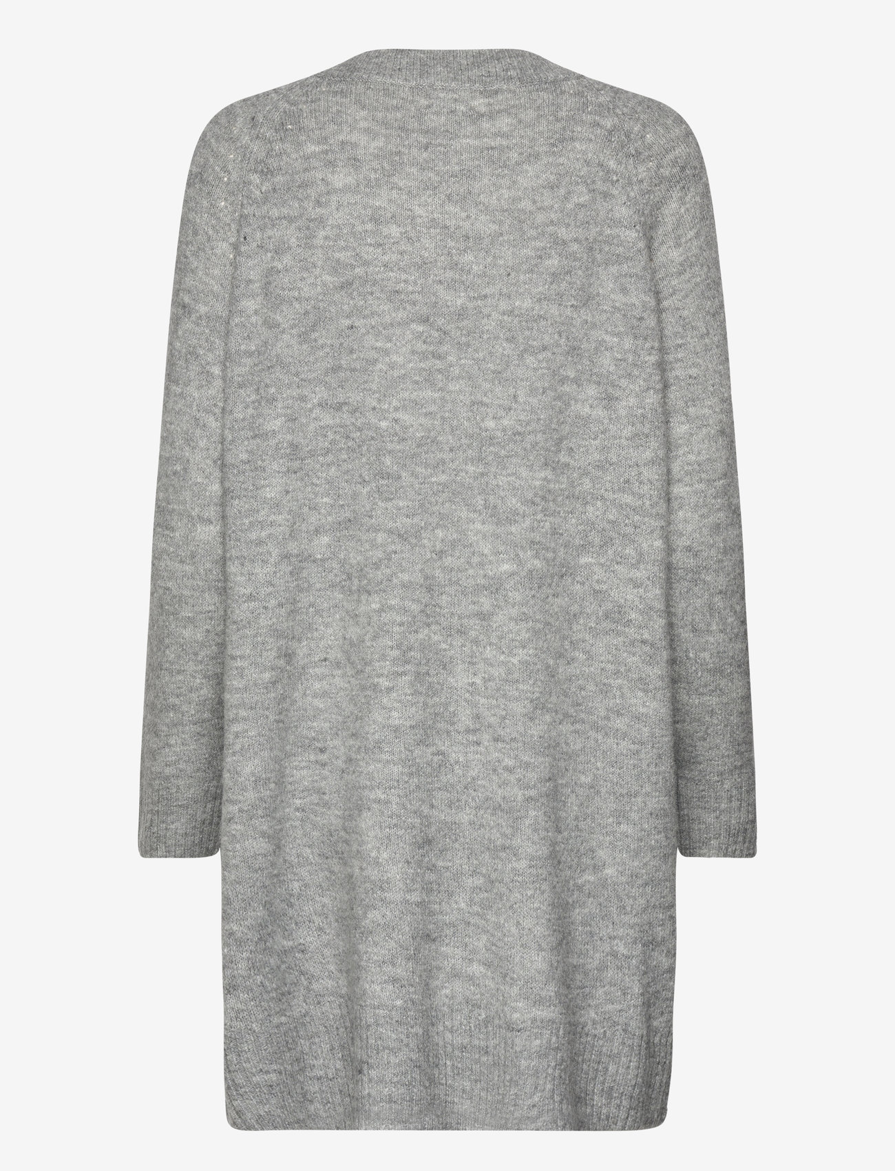 NORVIG - Jane Long Cardigan - dark grey melange - 1