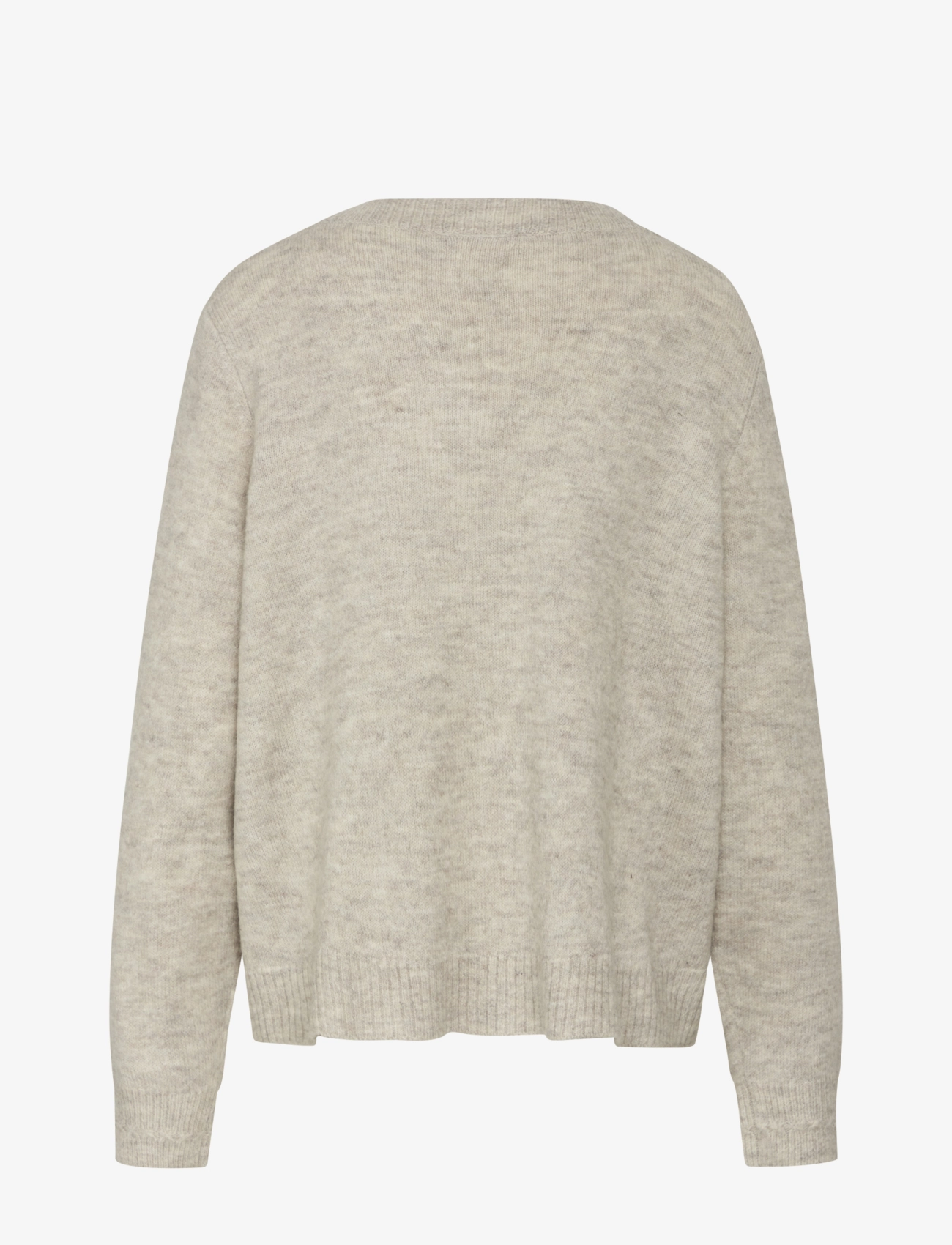 NORVIG - Jane Short Cardigan - cardigans - beige melange - 1