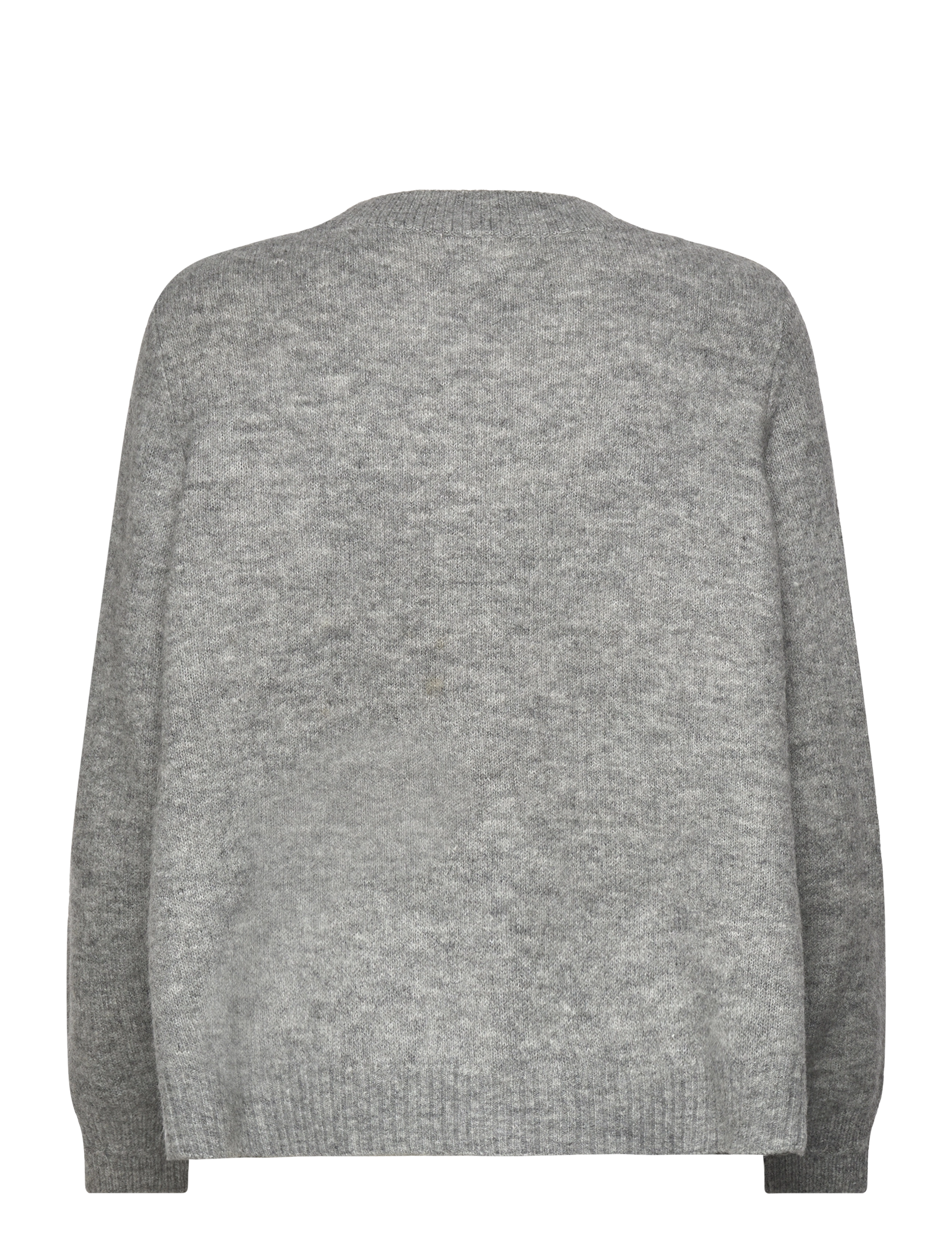 NORVIG - Jane Short Cardigan - cardigans - dark grey melange - 1