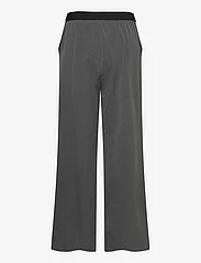 NORVIG - Caroline Long Pants - bukser med brede ben - dark grey melange - 1