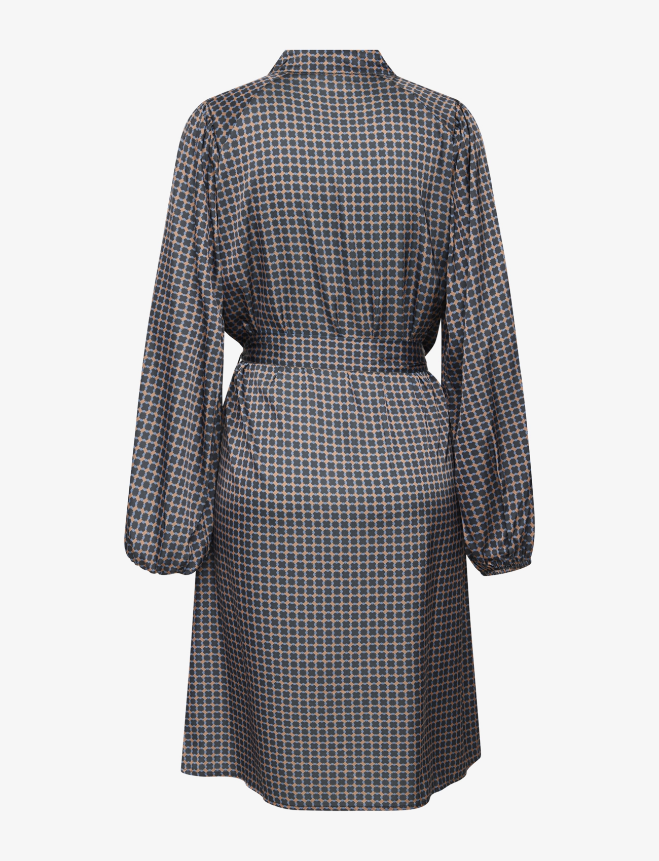 NORVIG - Freja Shirt Dress - laveste priser - asphalt aop - 1