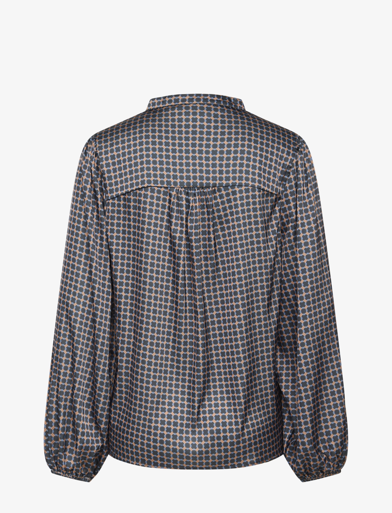 NORVIG - Johanne Blouse - pitkähihaiset puserot - asphalt aop - 1