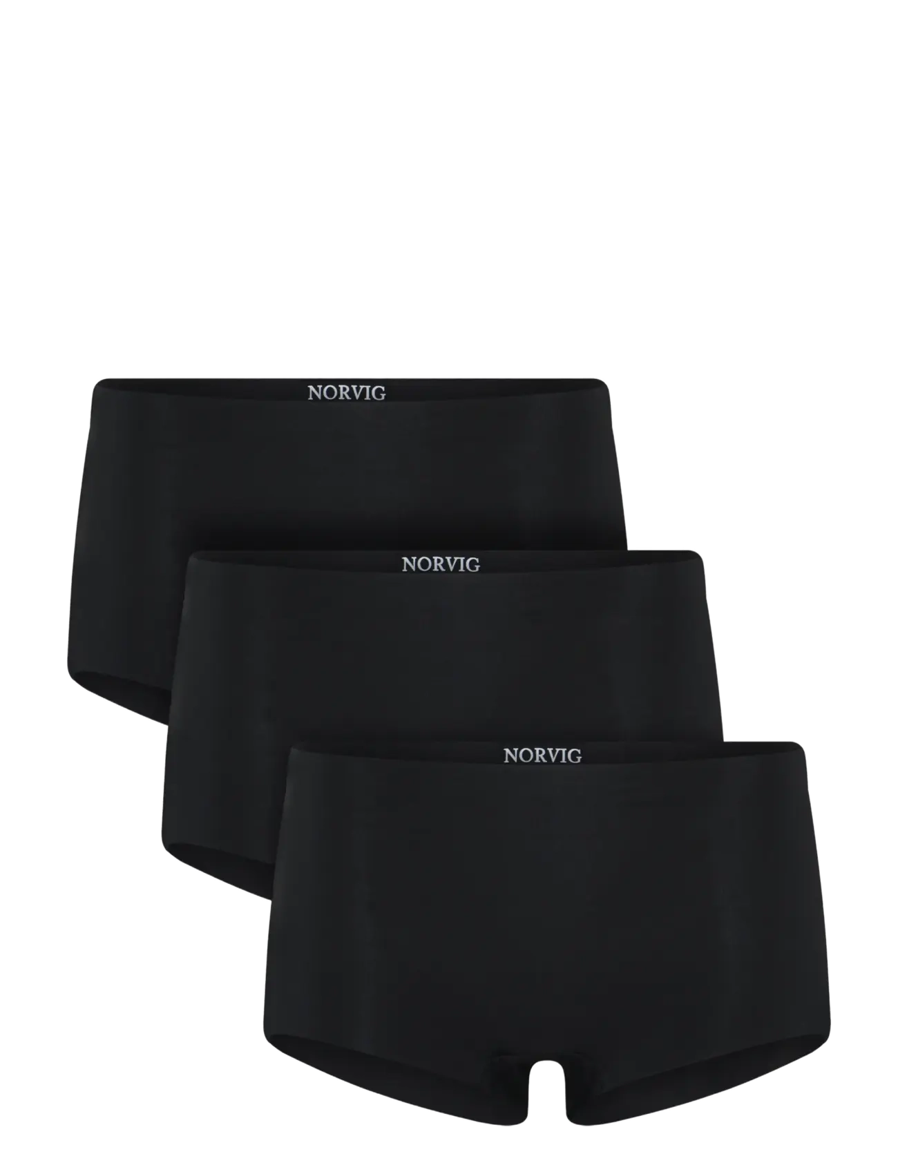 NORVIG Norvig 3-Pack Hipster Laser cut - Trusser - BLACK / black