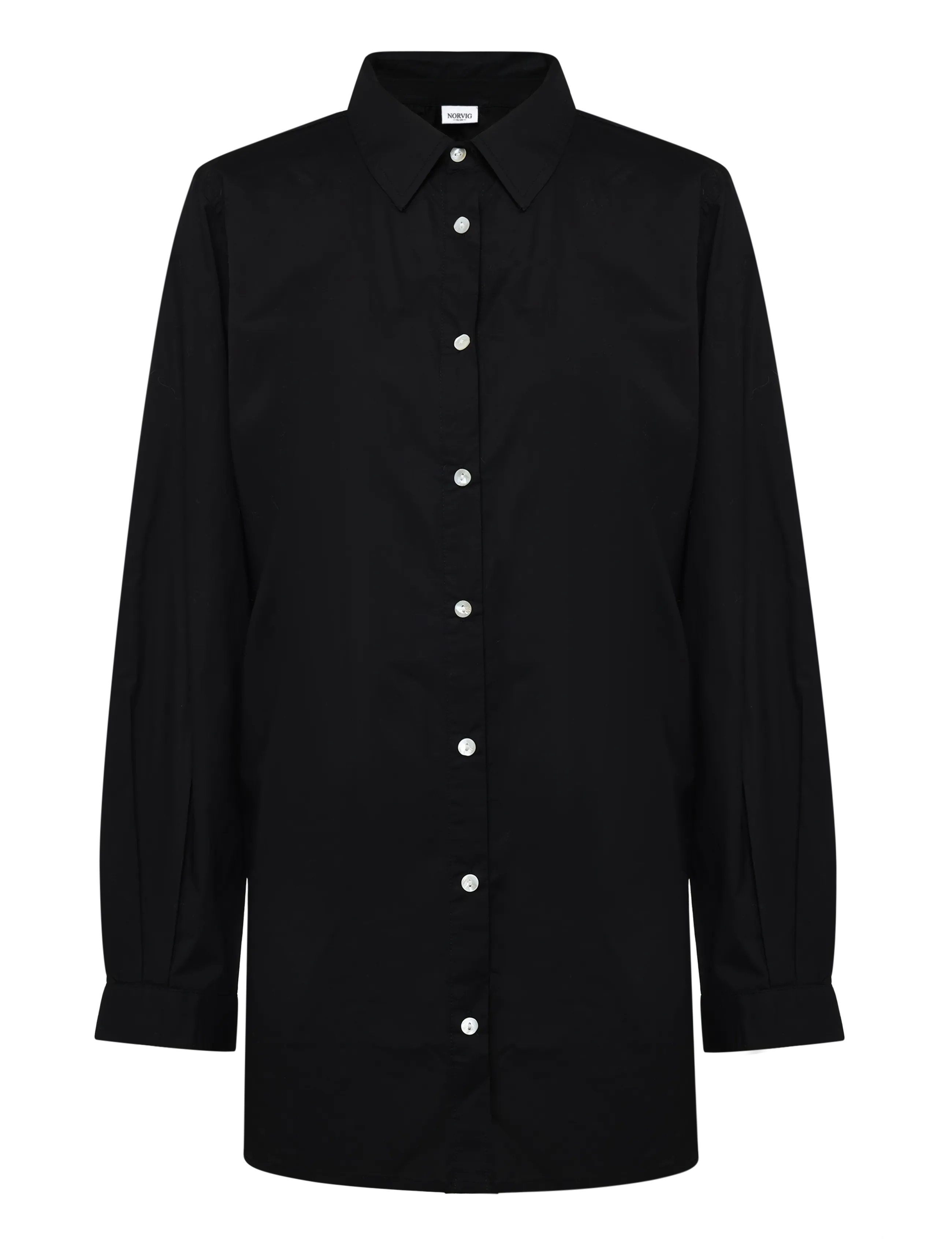 NORVIG Noor Boyfriend Shirt - NORVIG - BLACK / black