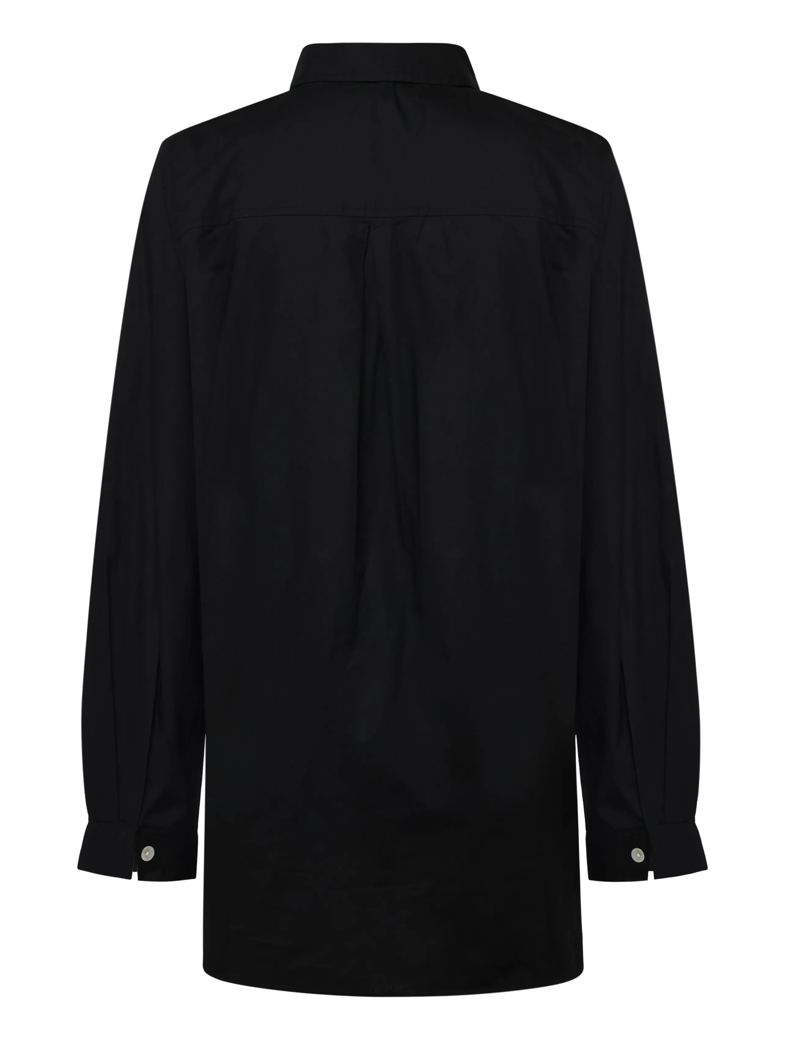 NORVIG - Noor Boyfriend Shirt - langärmlige hemden - black - 1
