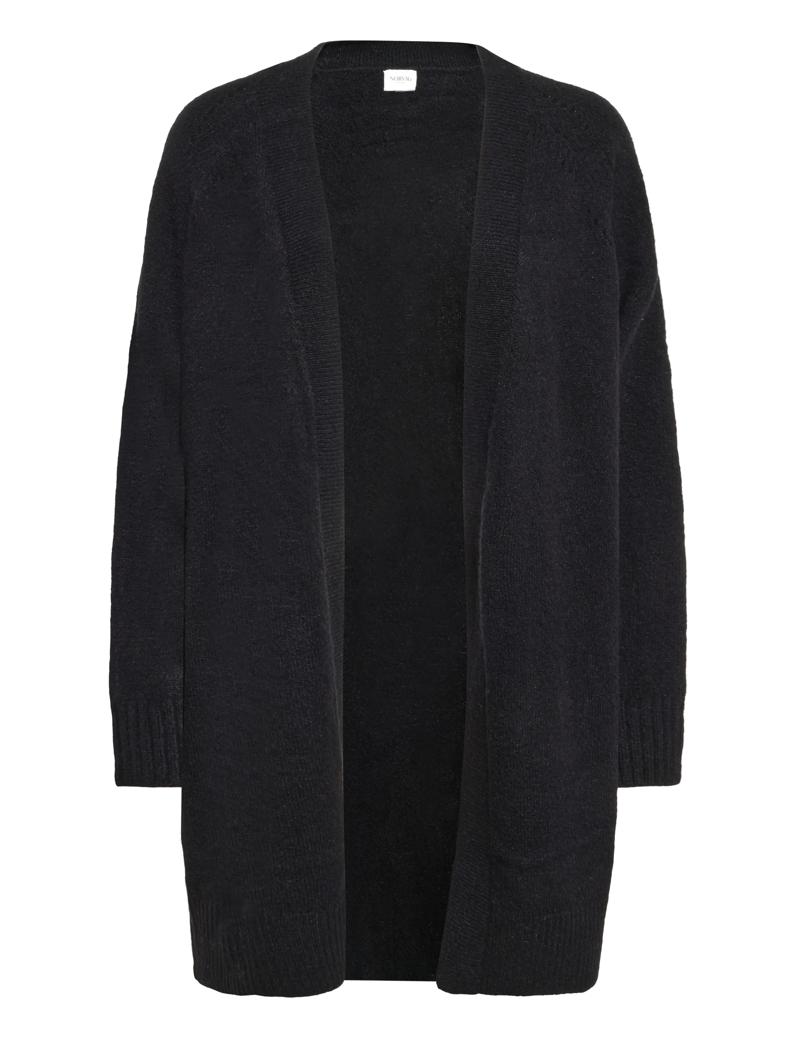 NORVIG Jane Long Cardigan Schwarz - XL - Damen
