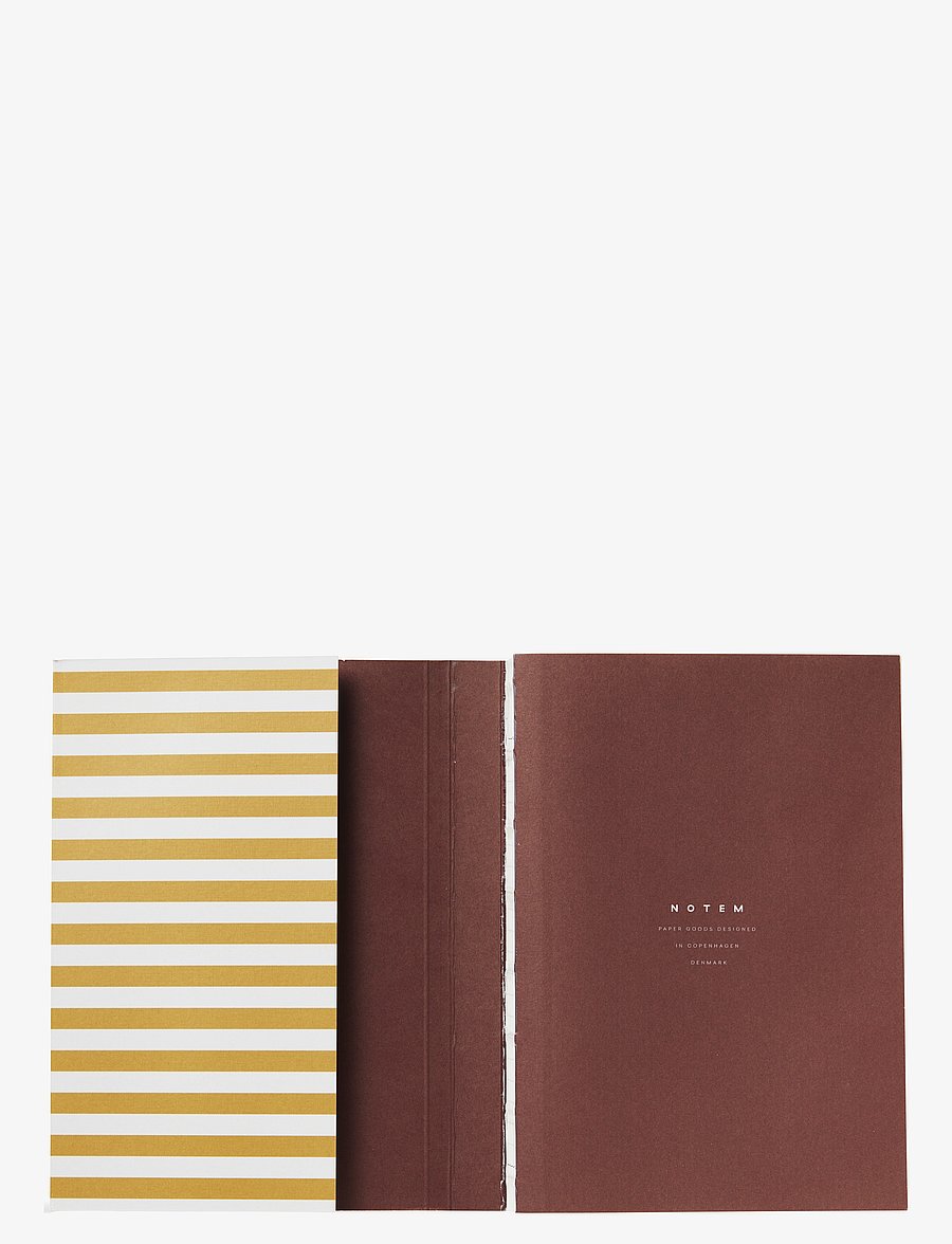 Notem - Alva - annual calendar 2023 (A6) - kalendrid ja märkmikud - ochre stripe - 1