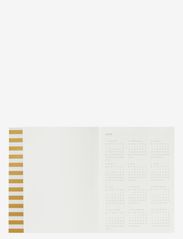 Notem - Alva - annual calendar 2023 (A6) - madalaimad hinnad - ochre stripe - 2